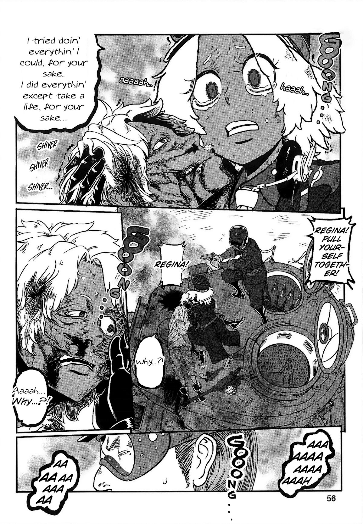 Groundless - Sekigan no Sogekihei Chapter 22 page 56 - Chapter 22: The Hammer of Swine