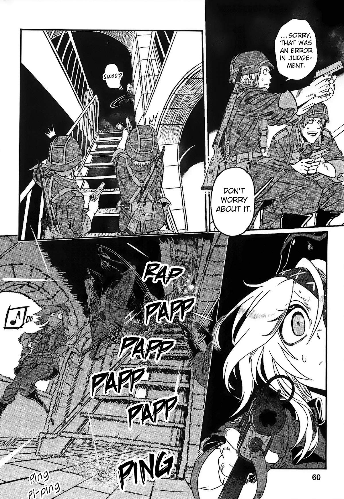 Groundless - Sekigan no Sogekihei Chapter 22 page 60 - Chapter 22: The Hammer of Swine