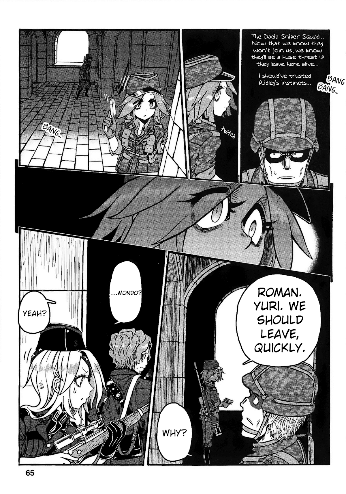 Groundless - Sekigan no Sogekihei Chapter 22 page 65 - Chapter 22: The Hammer of Swine