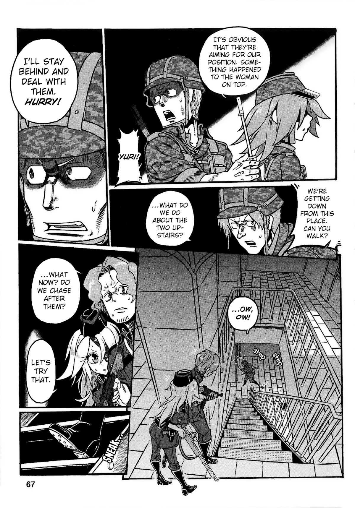 Groundless - Sekigan no Sogekihei Chapter 22 page 67 - Chapter 22: The Hammer of Swine