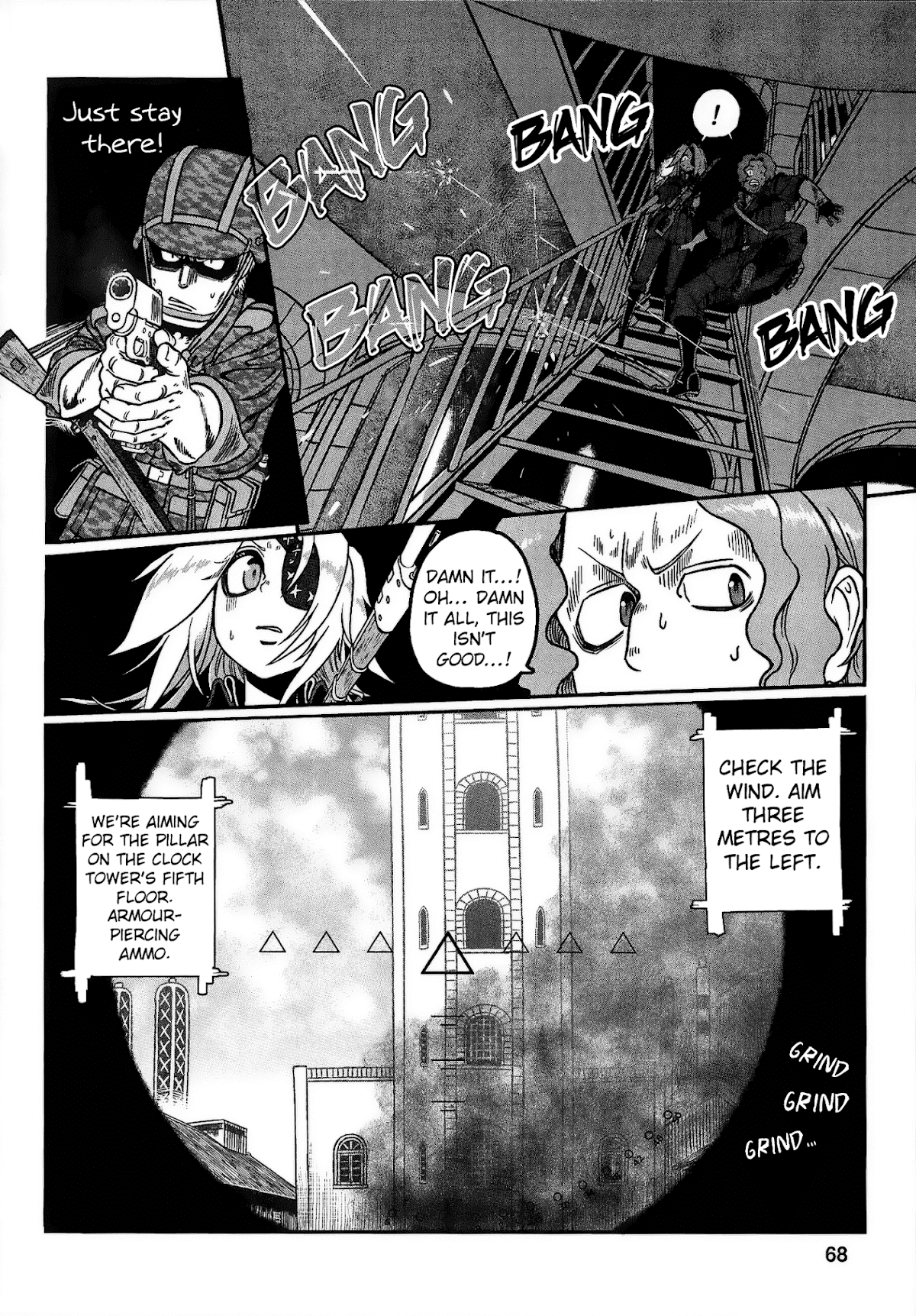 Groundless - Sekigan no Sogekihei Chapter 22 page 68 - Chapter 22: The Hammer of Swine