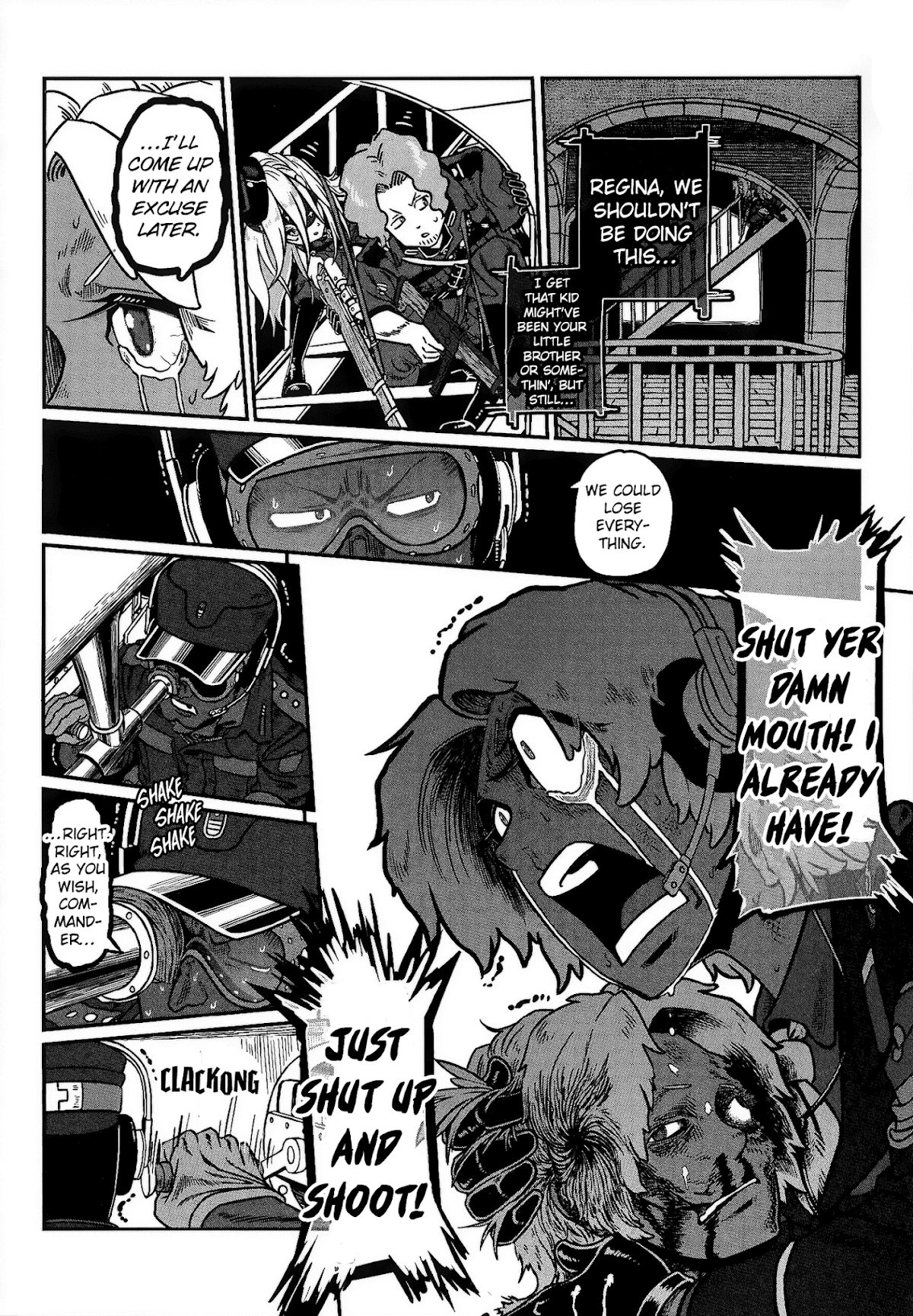 Groundless - Sekigan no Sogekihei Chapter 22 page 70 - Chapter 22: The Hammer of Swine