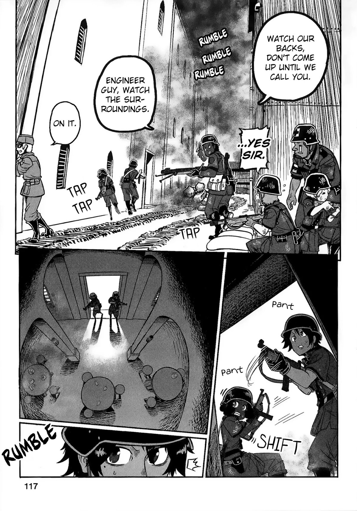 Groundless - Sekigan no Sogekihei Chapter 23 page 32 - Chapter 23: A scene for the taken pawn