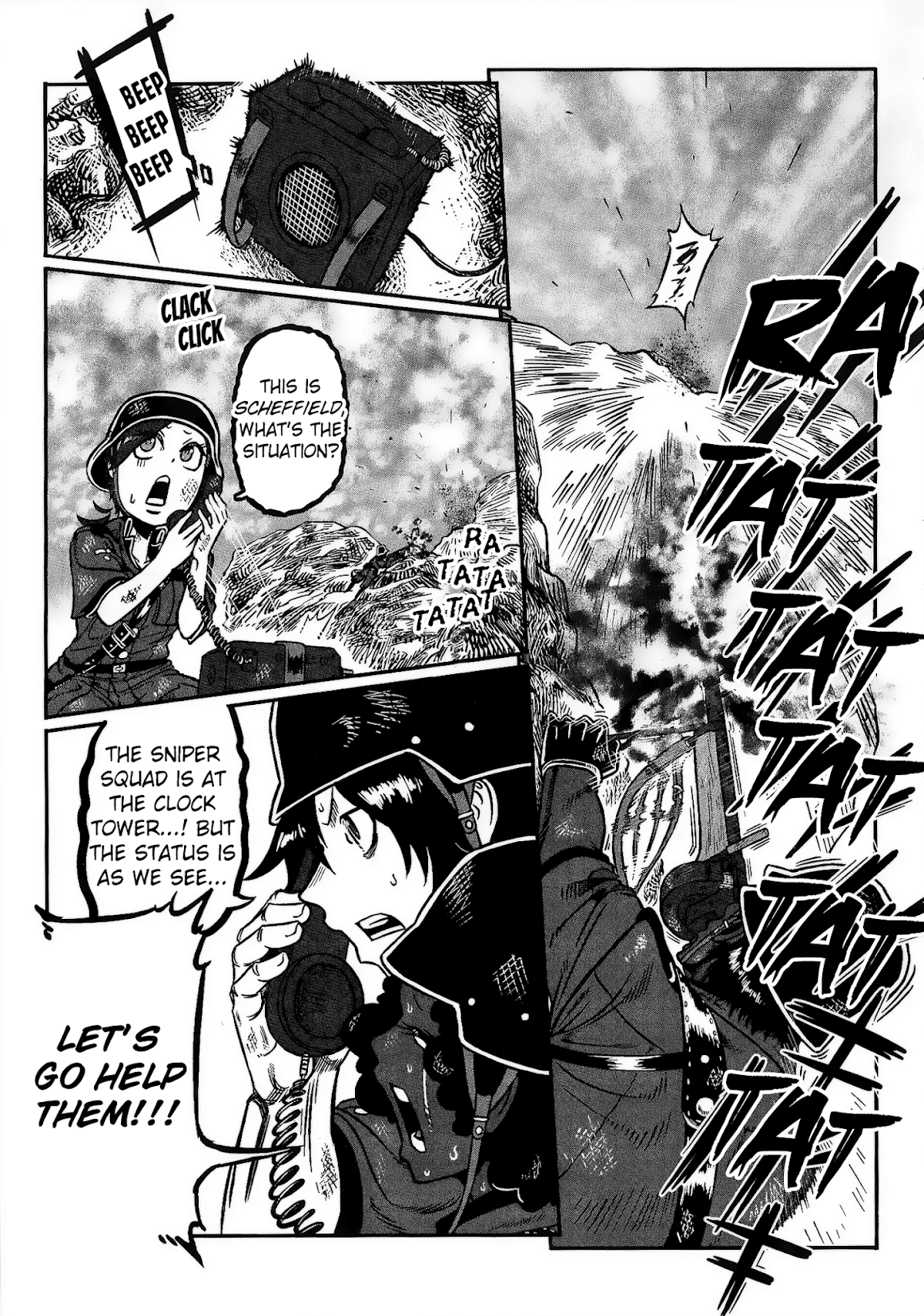 Groundless - Sekigan no Sogekihei Chapter 23 page 8 - Chapter 23: A scene for the taken pawn
