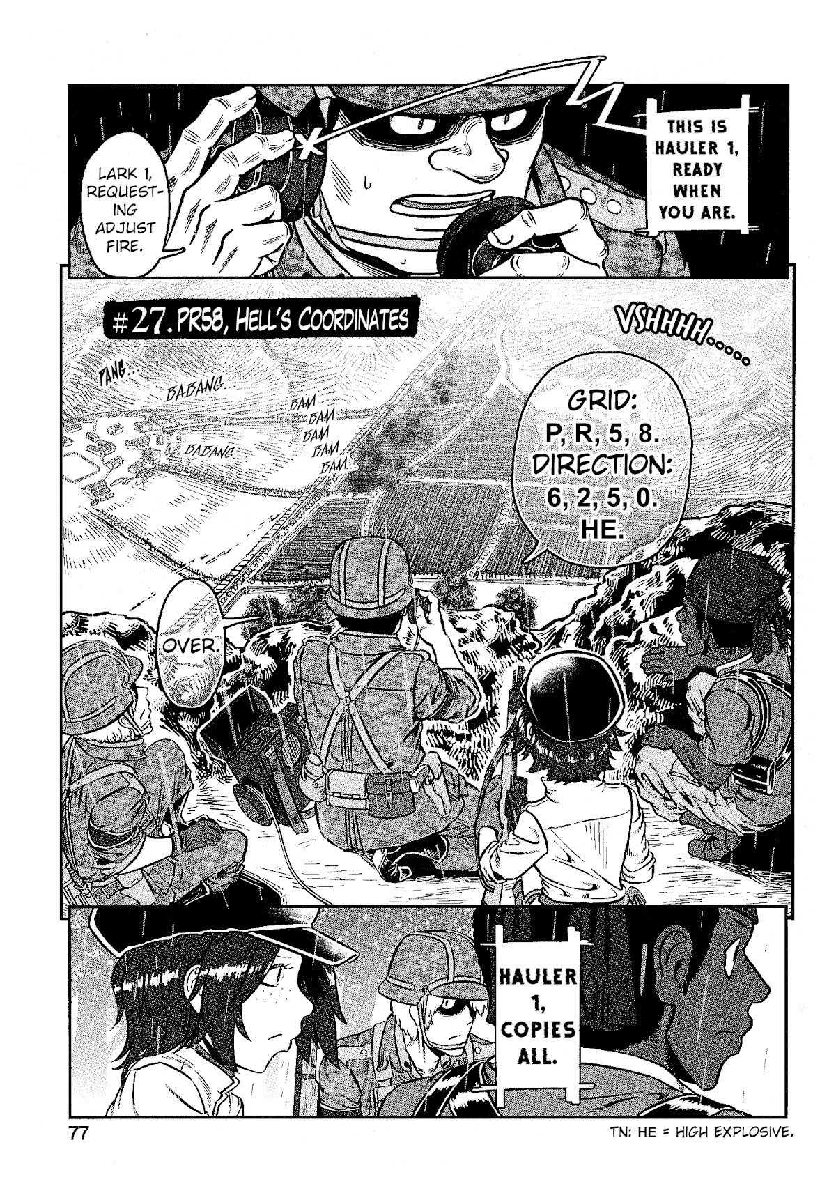 Groundless - Sekigan no Sogekihei Chapter 27 page 1 - Chapter 27