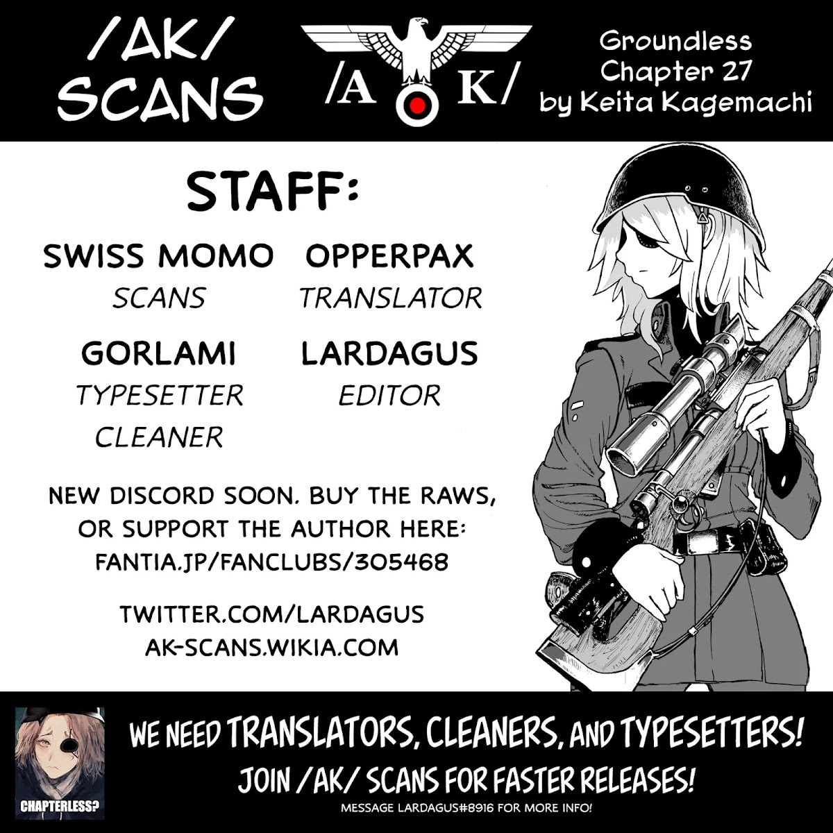 Groundless - Sekigan no Sogekihei Chapter 27 page 32 - Chapter 27