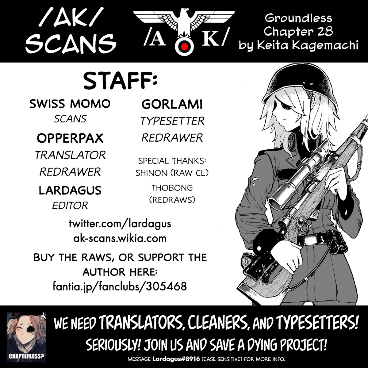 Groundless - Sekigan no Sogekihei Chapter 28 page 35 - Chapter 28: The Trampling of Daidaraboshi