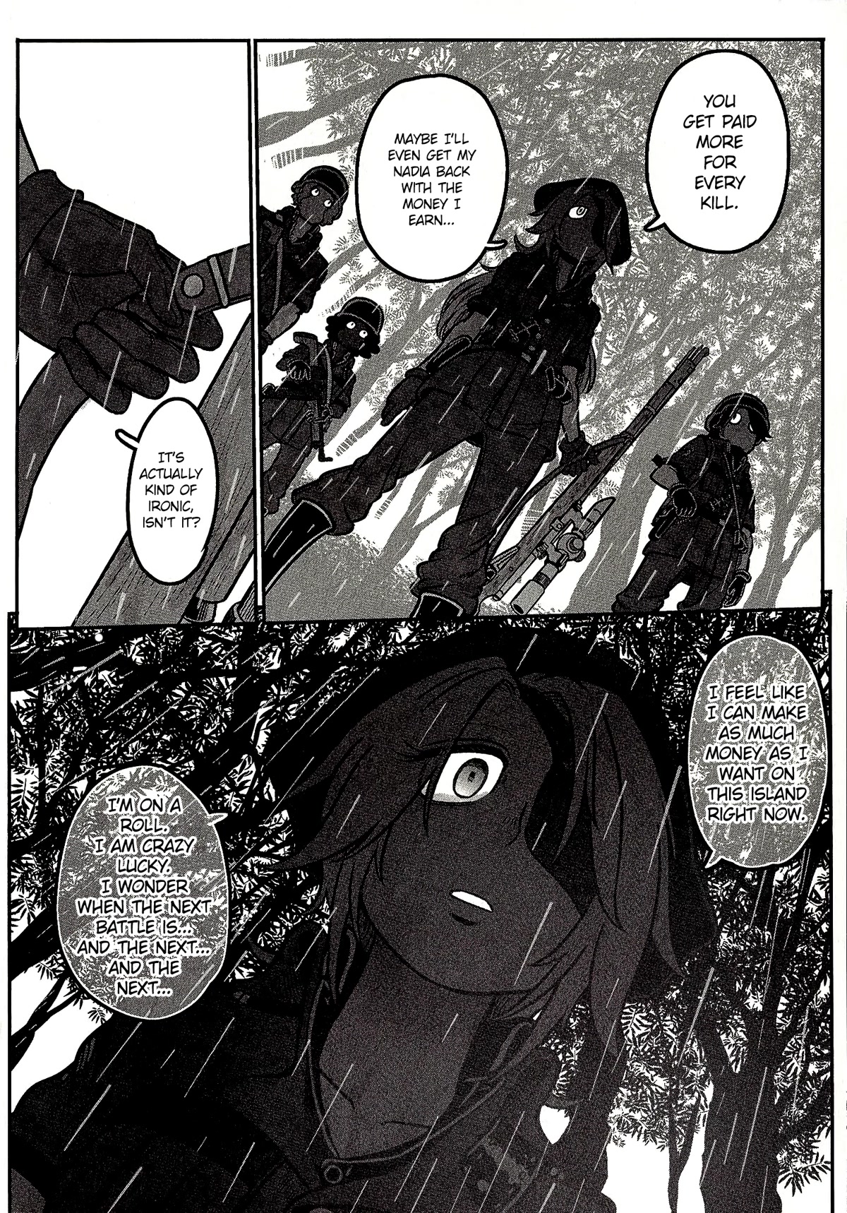 Groundless - Sekigan no Sogekihei Chapter 29 page 35 - Chapter 29: A Kind Woman