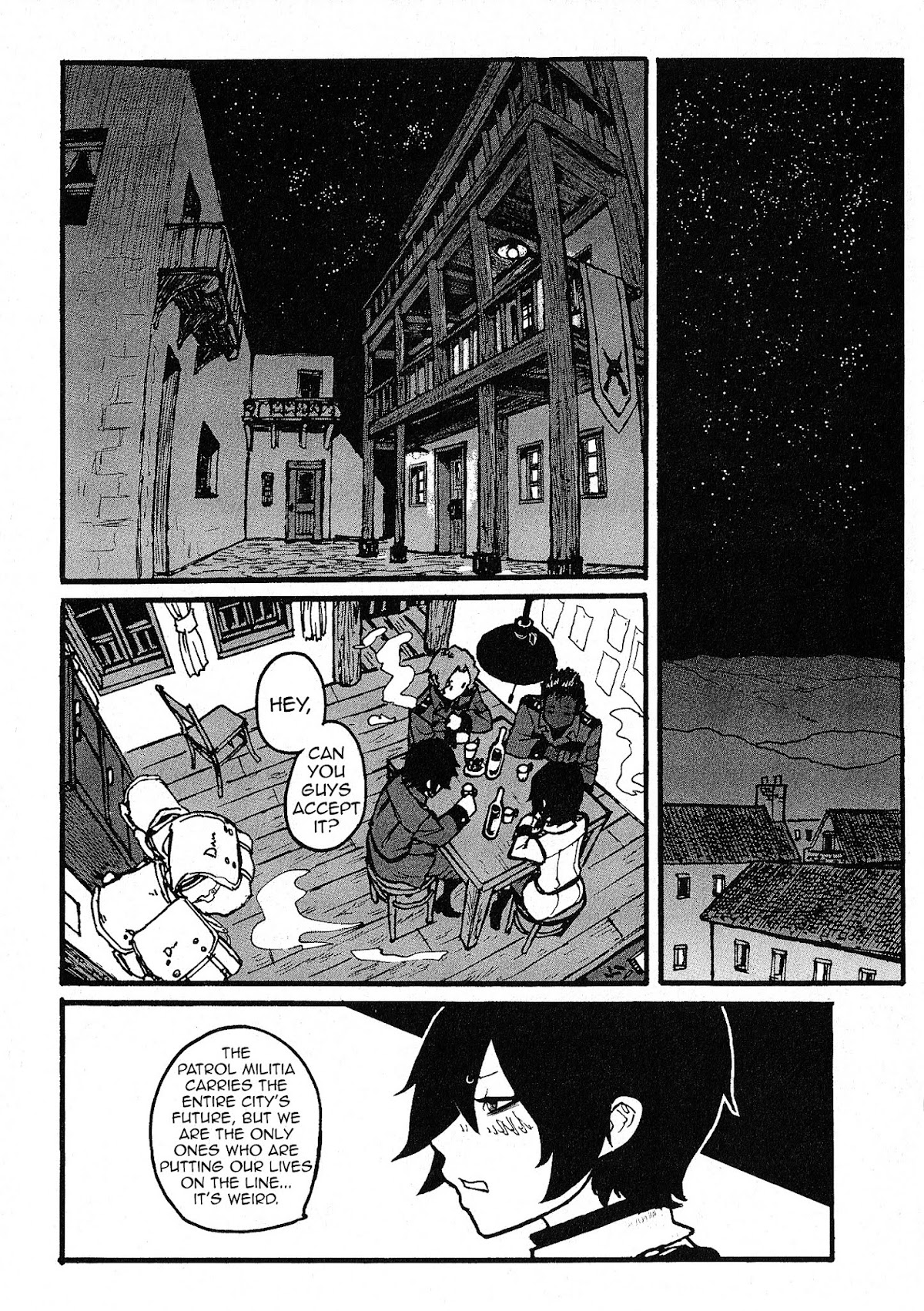 Groundless - Sekigan no Sogekihei Chapter 3 page 11 - Chapter 3 : One can't turn into a useful soldier in just 3 days + Volume 1 extras