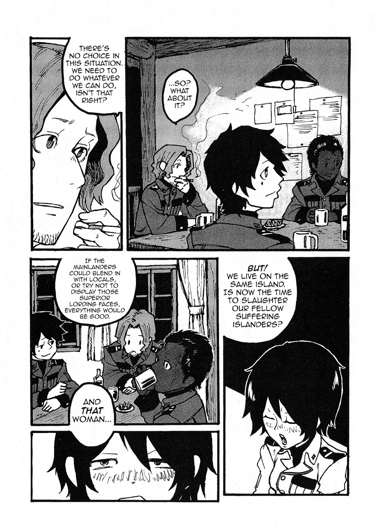 Groundless - Sekigan no Sogekihei Chapter 3 page 12 - Chapter 3 : One can't turn into a useful soldier in just 3 days + Volume 1 extras