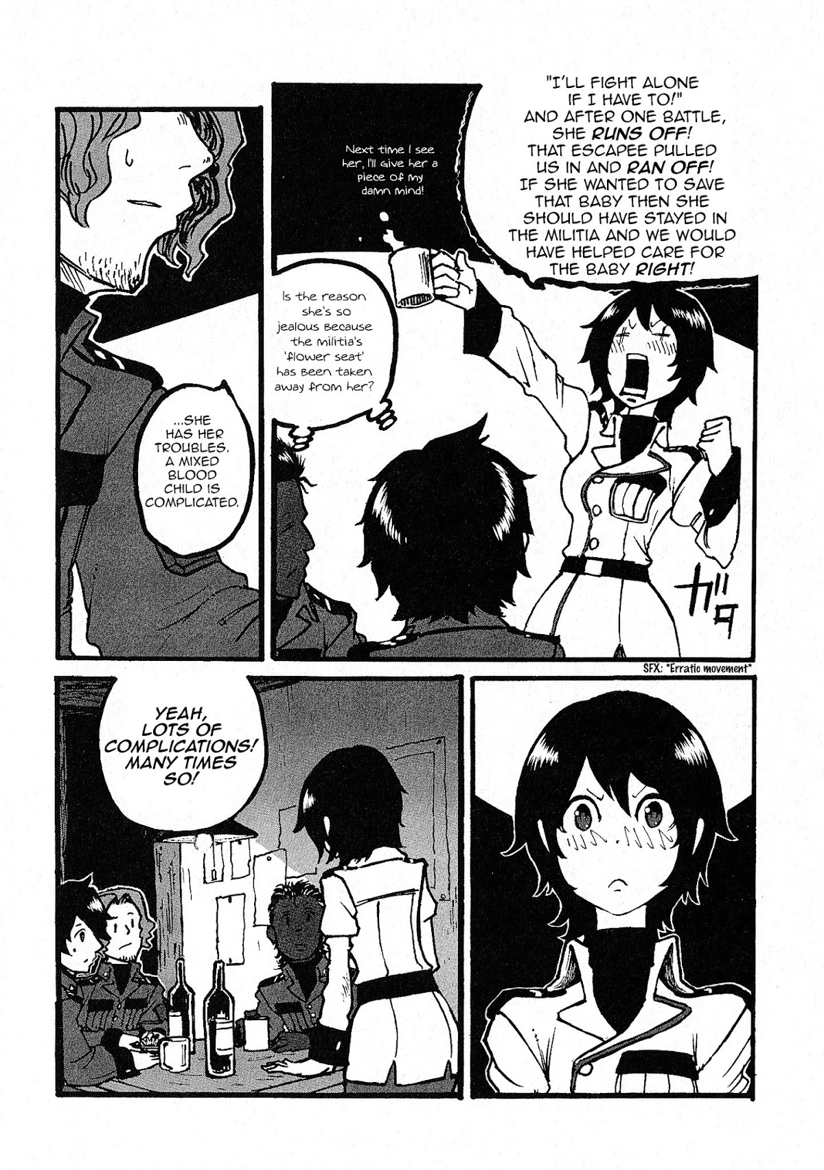 Groundless - Sekigan no Sogekihei Chapter 3 page 13 - Chapter 3 : One can't turn into a useful soldier in just 3 days + Volume 1 extras