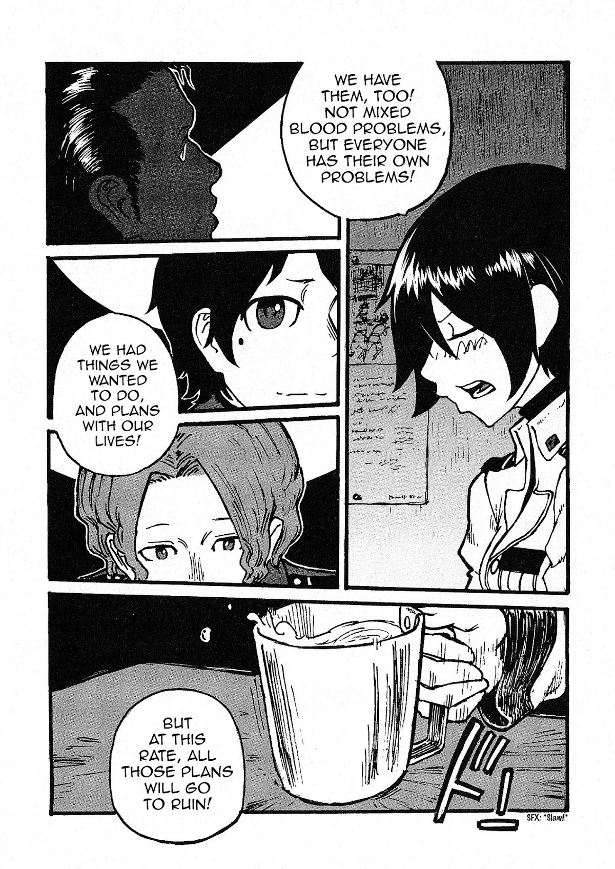 Groundless - Sekigan no Sogekihei Chapter 3 page 14 - Chapter 3 : One can't turn into a useful soldier in just 3 days + Volume 1 extras
