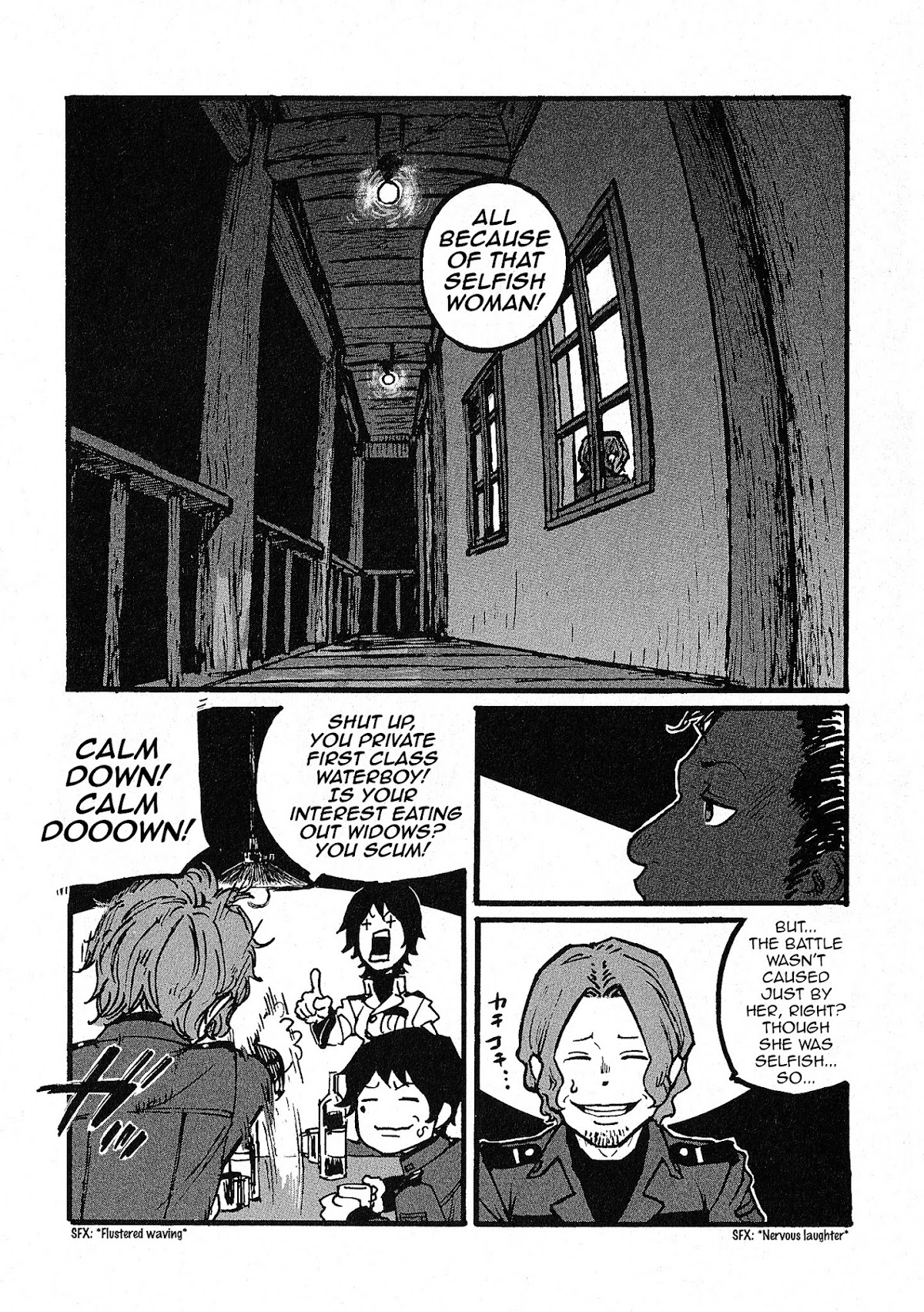 Groundless - Sekigan no Sogekihei Chapter 3 page 15 - Chapter 3 : One can't turn into a useful soldier in just 3 days + Volume 1 extras