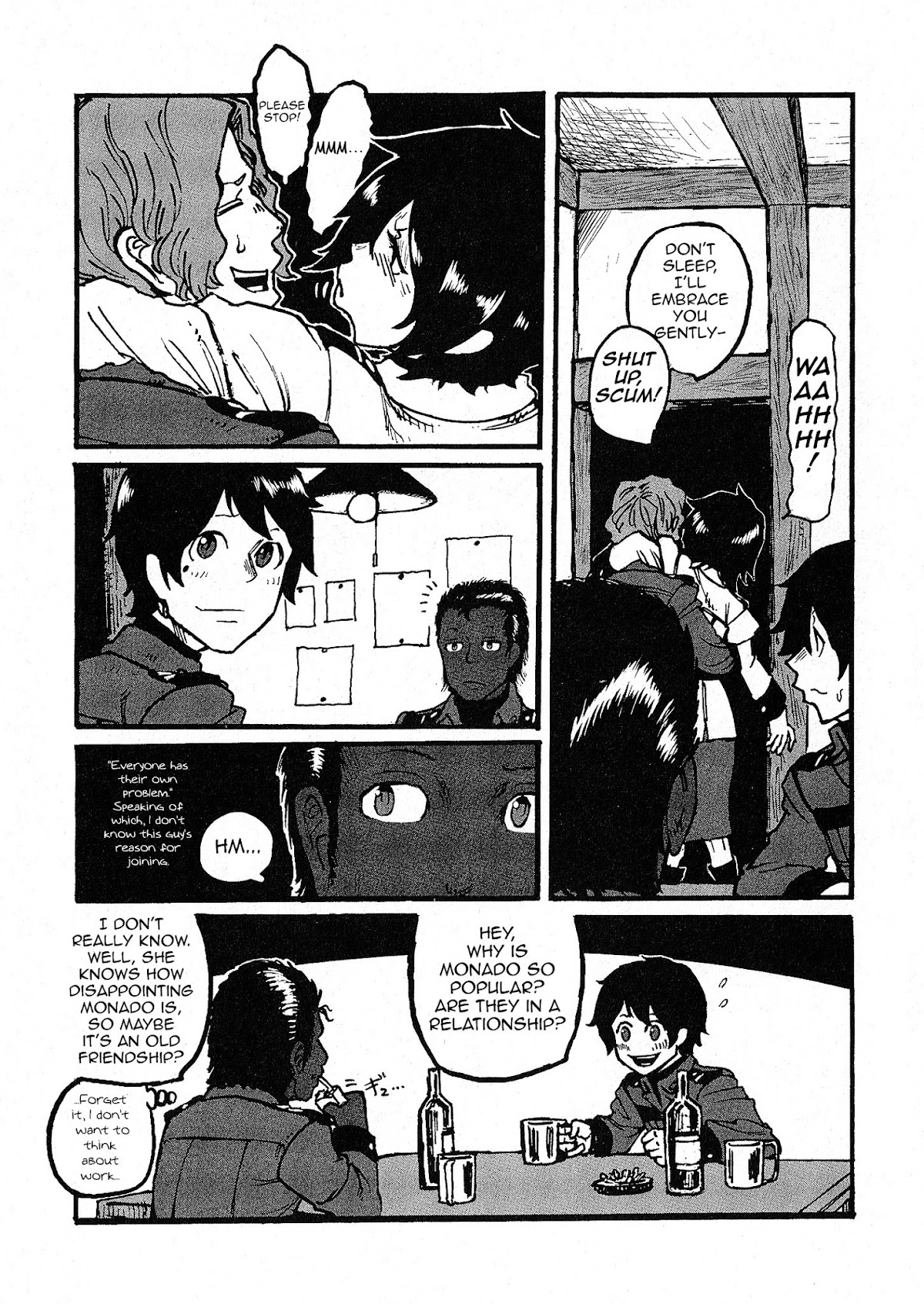 Groundless - Sekigan no Sogekihei Chapter 3 page 16 - Chapter 3 : One can't turn into a useful soldier in just 3 days + Volume 1 extras