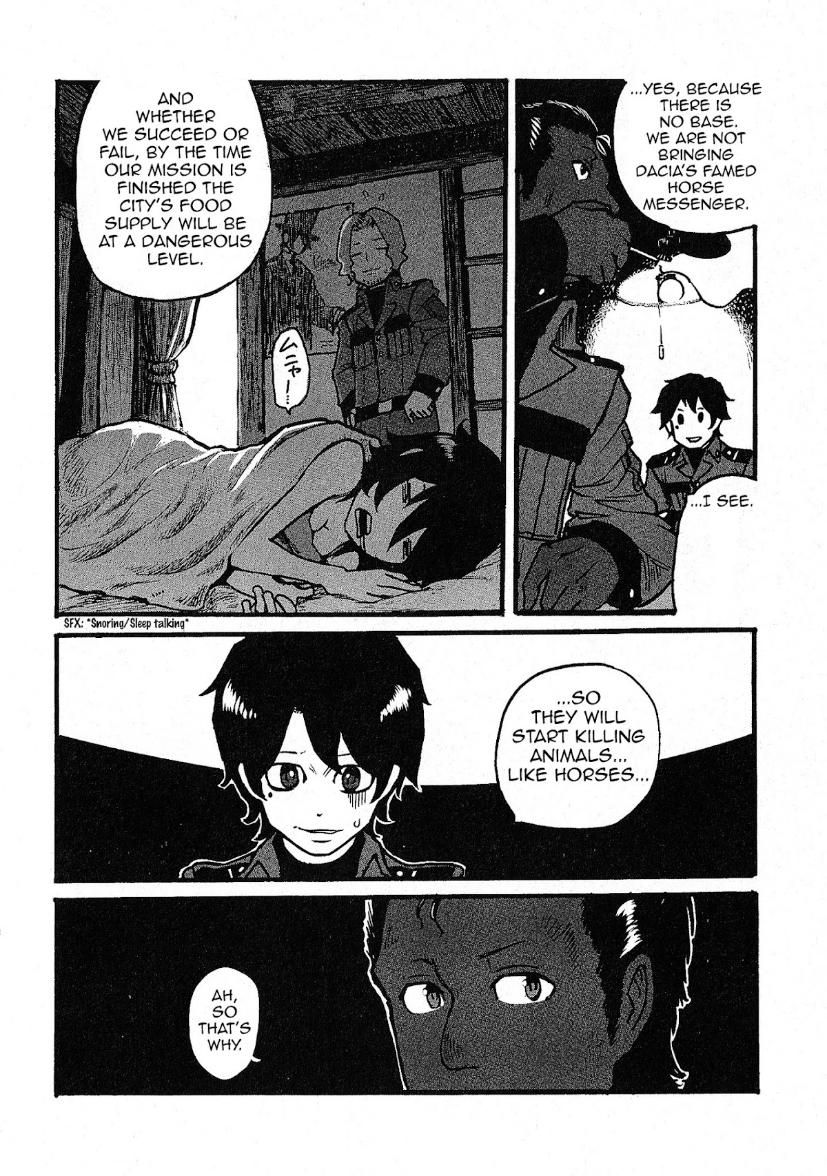 Groundless - Sekigan no Sogekihei Chapter 3 page 19 - Chapter 3 : One can't turn into a useful soldier in just 3 days + Volume 1 extras