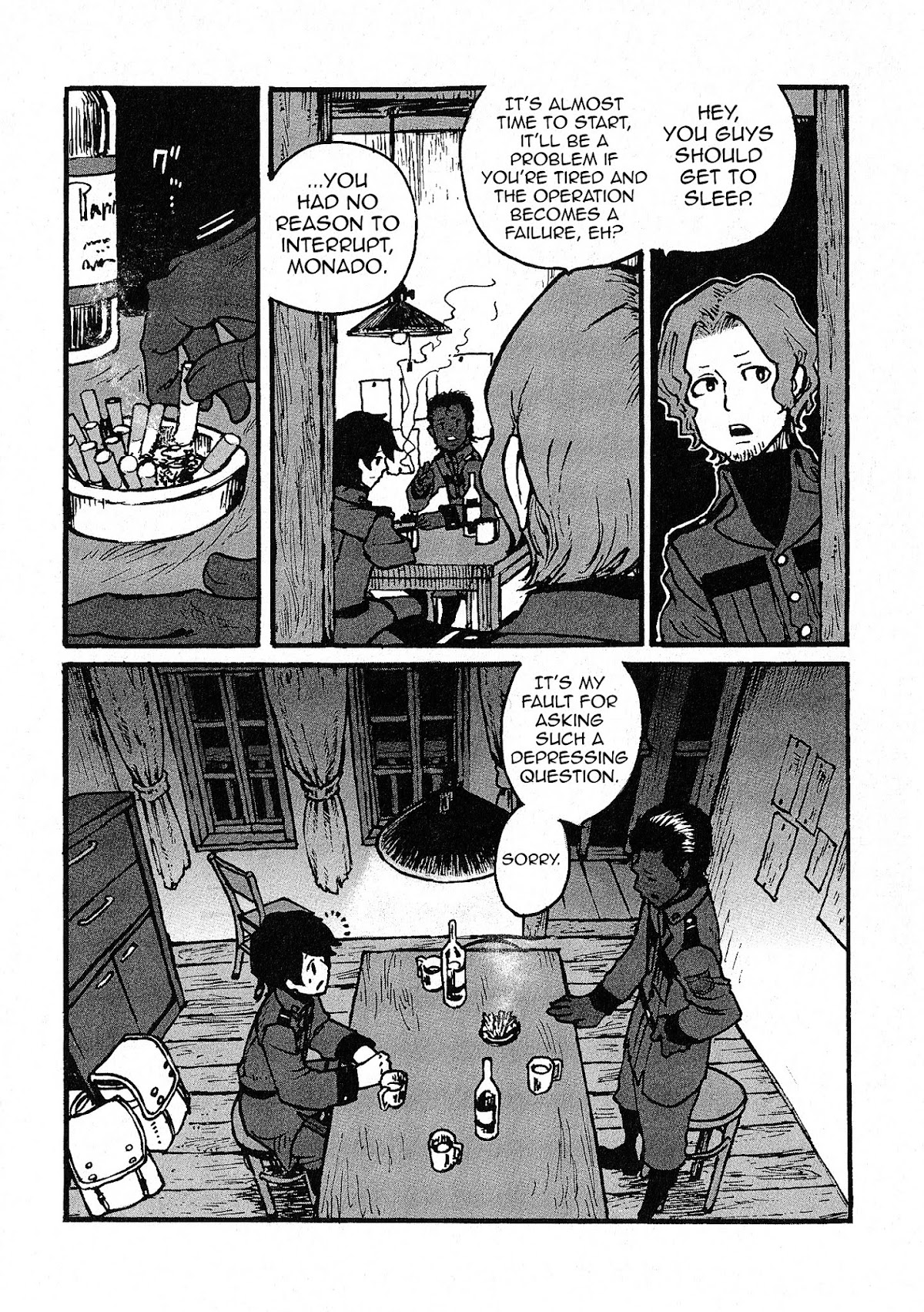 Groundless - Sekigan no Sogekihei Chapter 3 page 21 - Chapter 3 : One can't turn into a useful soldier in just 3 days + Volume 1 extras
