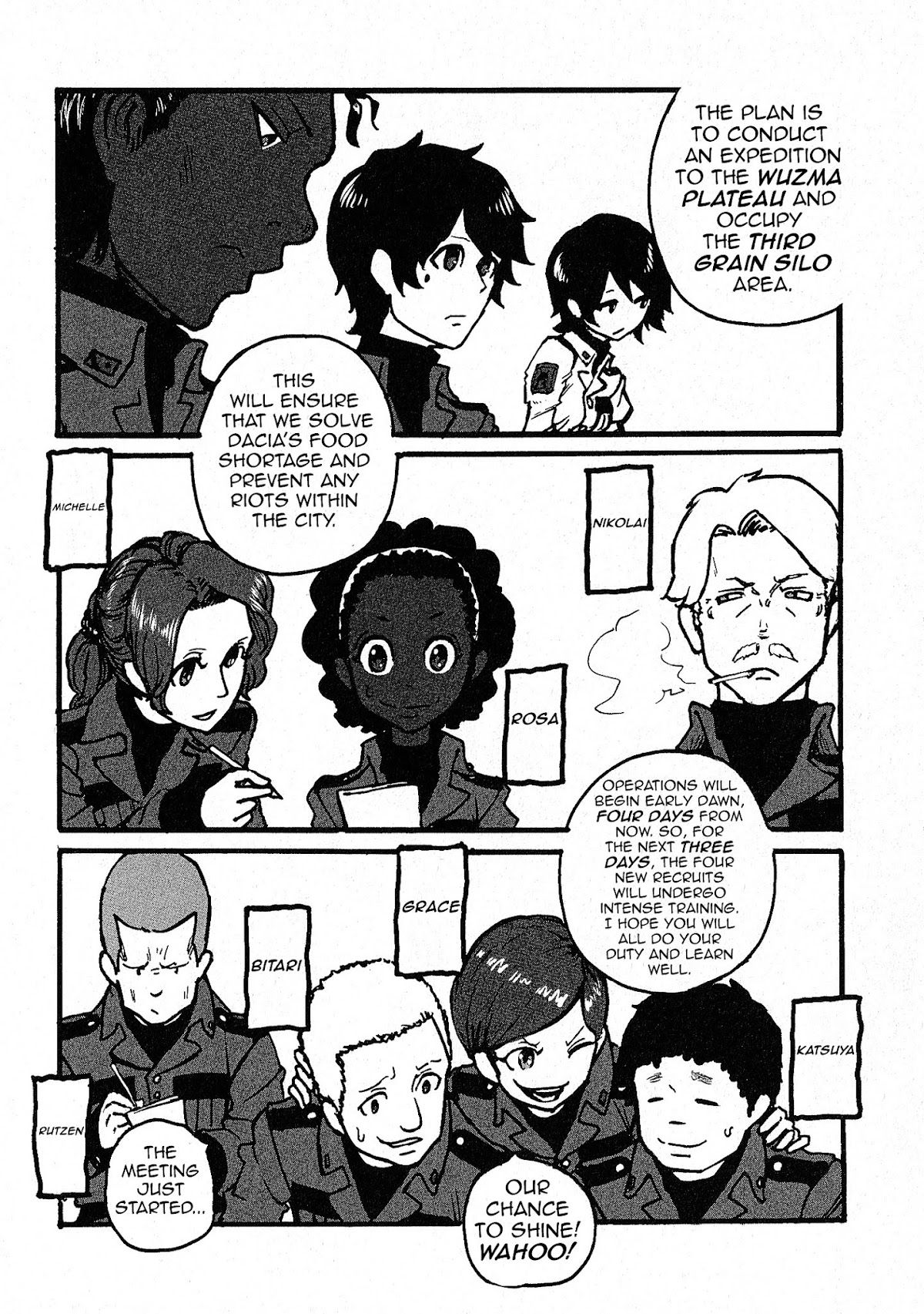Groundless - Sekigan no Sogekihei Chapter 3 page 3 - Chapter 3 : One can't turn into a useful soldier in just 3 days + Volume 1 extras