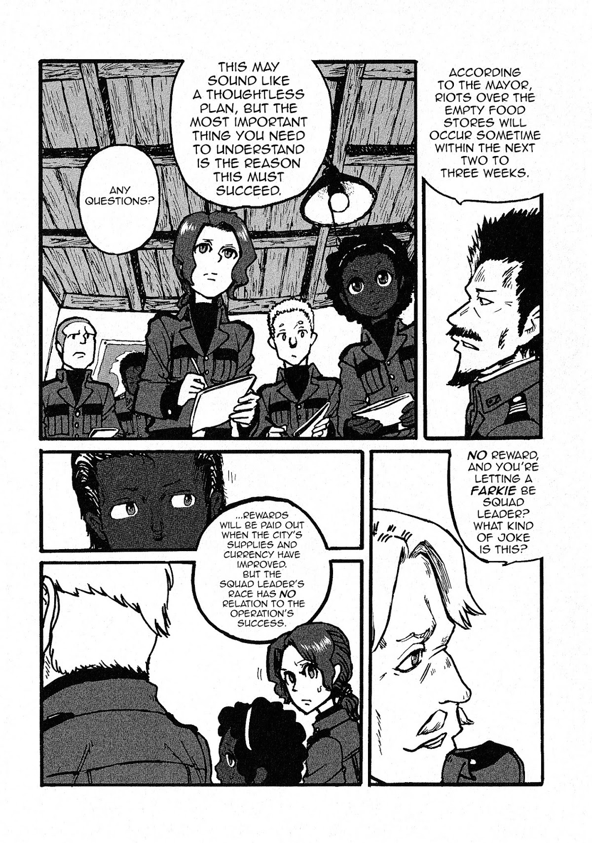 Groundless - Sekigan no Sogekihei Chapter 3 page 5 - Chapter 3 : One can't turn into a useful soldier in just 3 days + Volume 1 extras