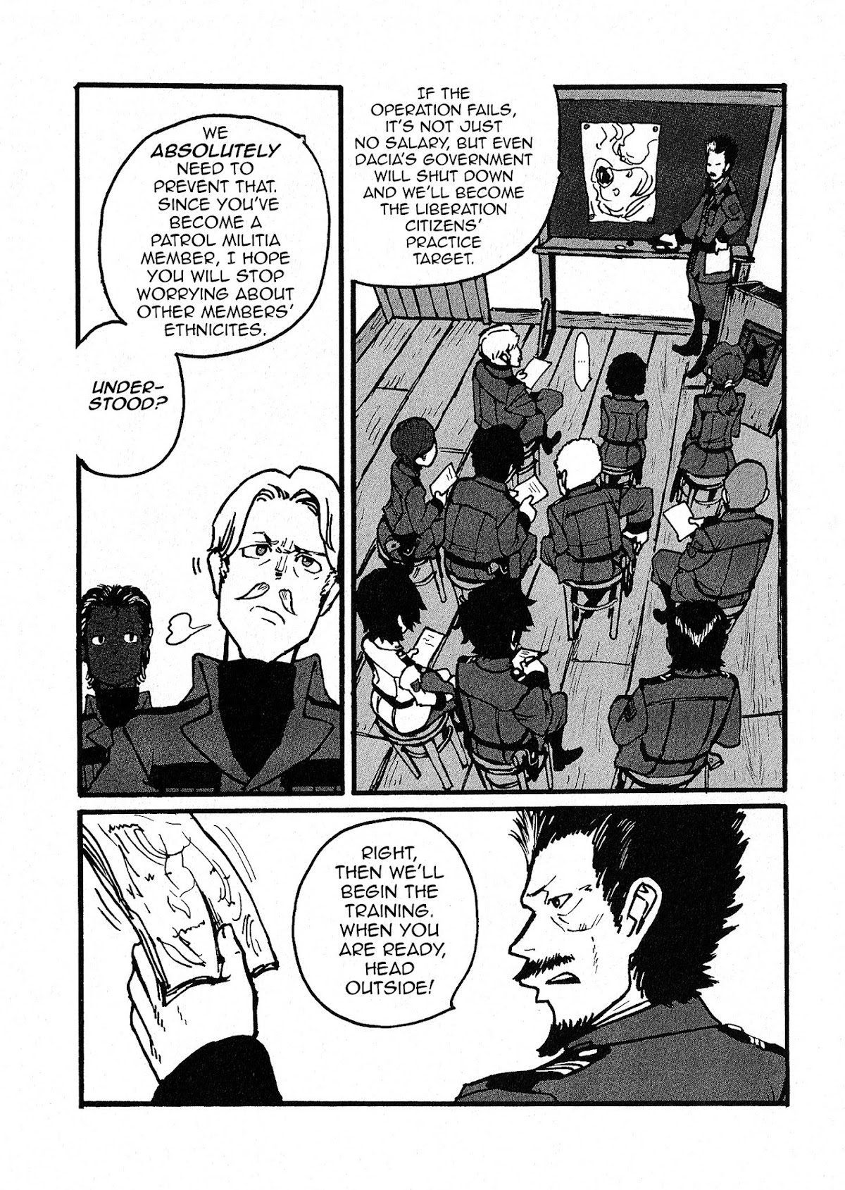 Groundless - Sekigan no Sogekihei Chapter 3 page 6 - Chapter 3 : One can't turn into a useful soldier in just 3 days + Volume 1 extras