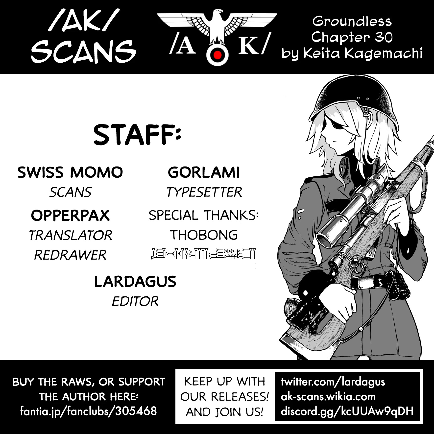 Groundless - Sekigan no Sogekihei Chapter 30 page 28 - Chapter 30: Is it wrong for a soldier to smile?