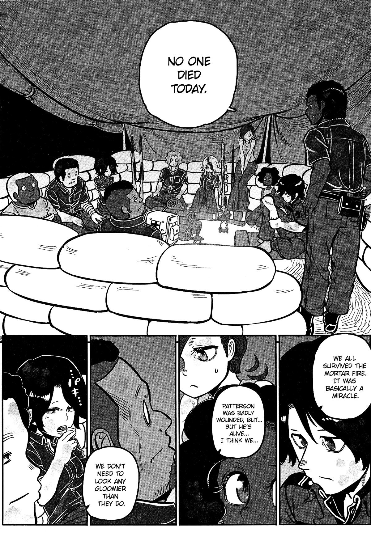 Groundless - Sekigan no Sogekihei Chapter 30 page 6 - Chapter 30: Is it wrong for a soldier to smile?