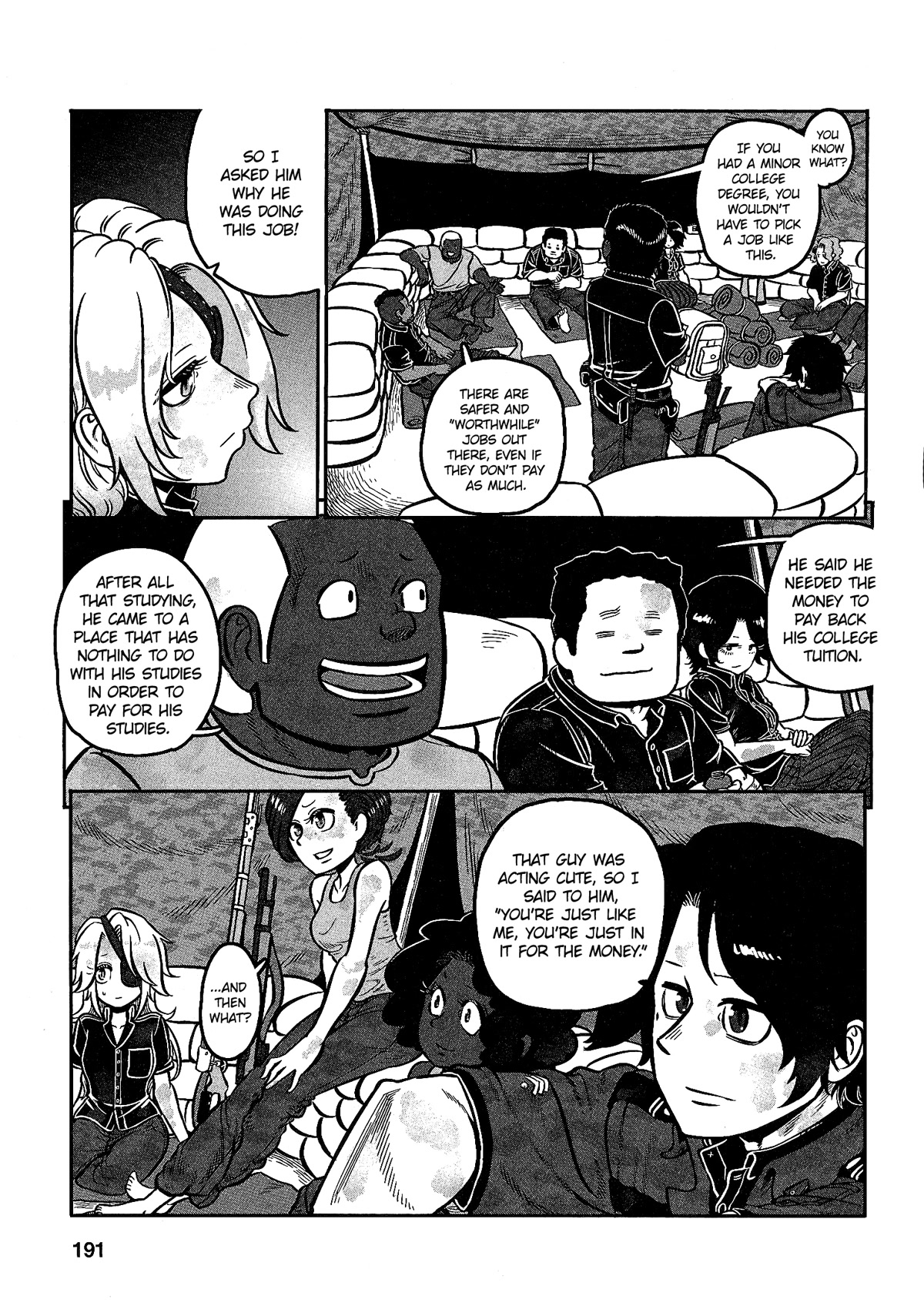 Groundless - Sekigan no Sogekihei Chapter 30 page 9 - Chapter 30: Is it wrong for a soldier to smile?