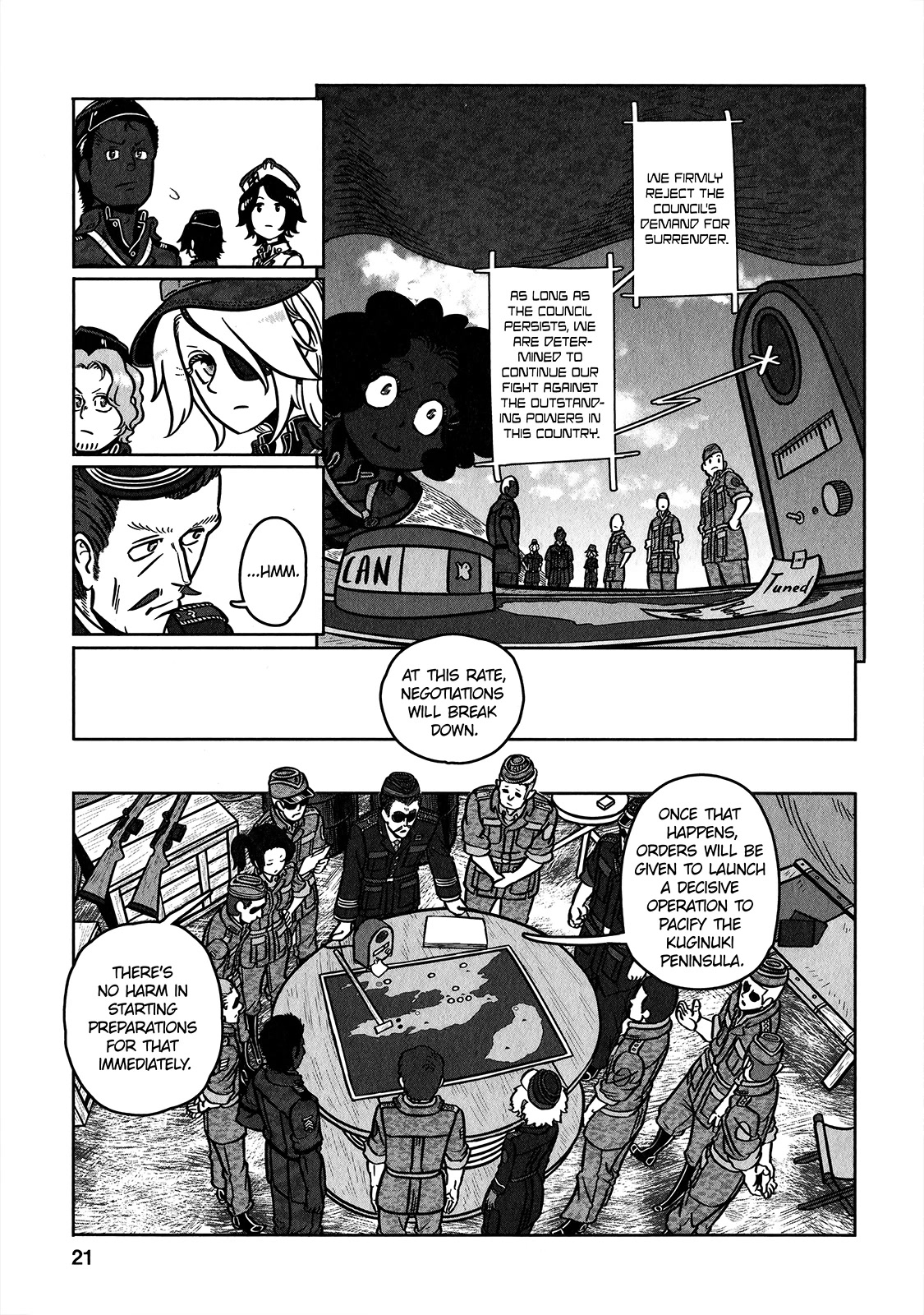 Groundless - Sekigan no Sogekihei Chapter 31 page 24 - Chapter 31: The Invisible State