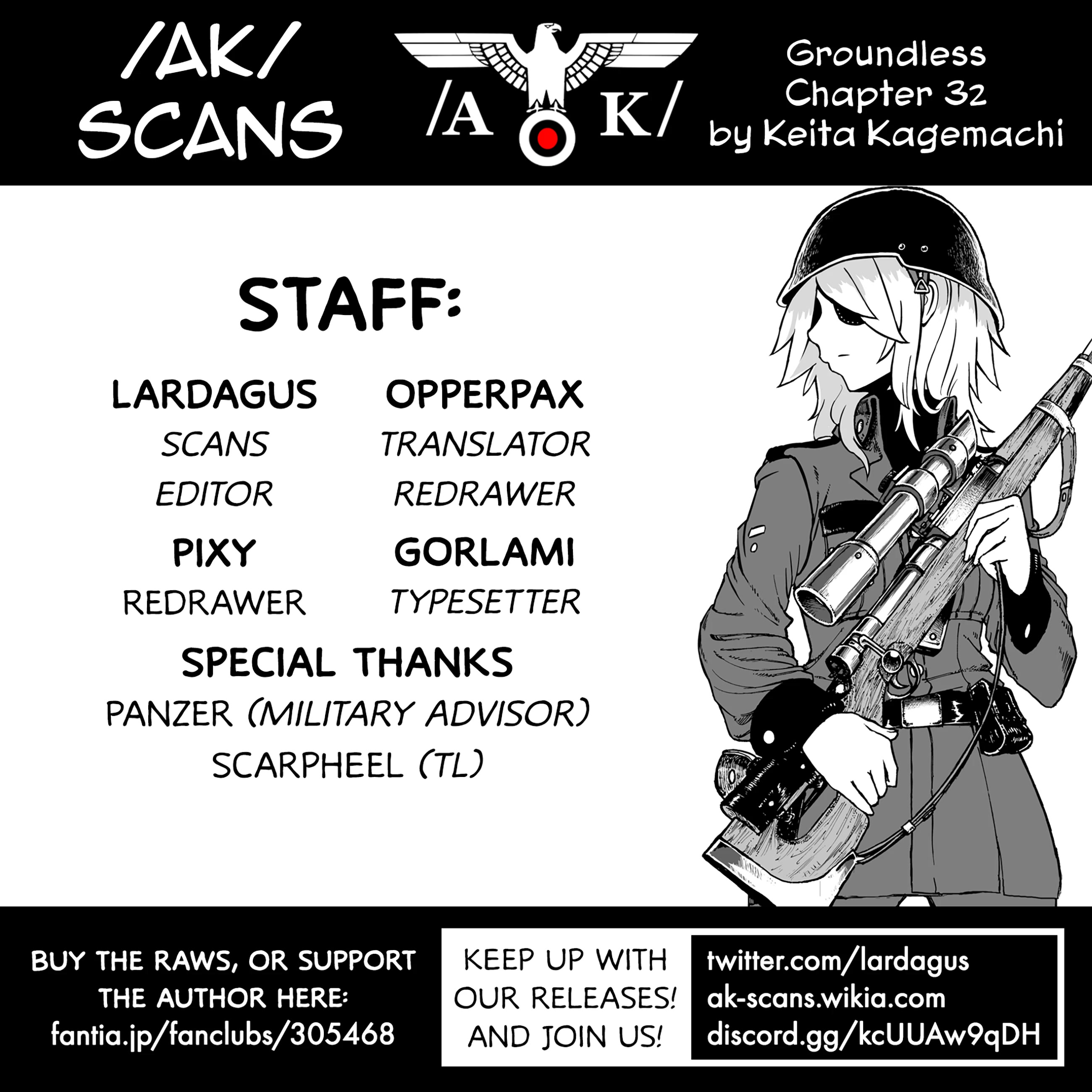Groundless - Sekigan no Sogekihei Chapter 32 page 33 - Chapter 32: Unseen Shackles