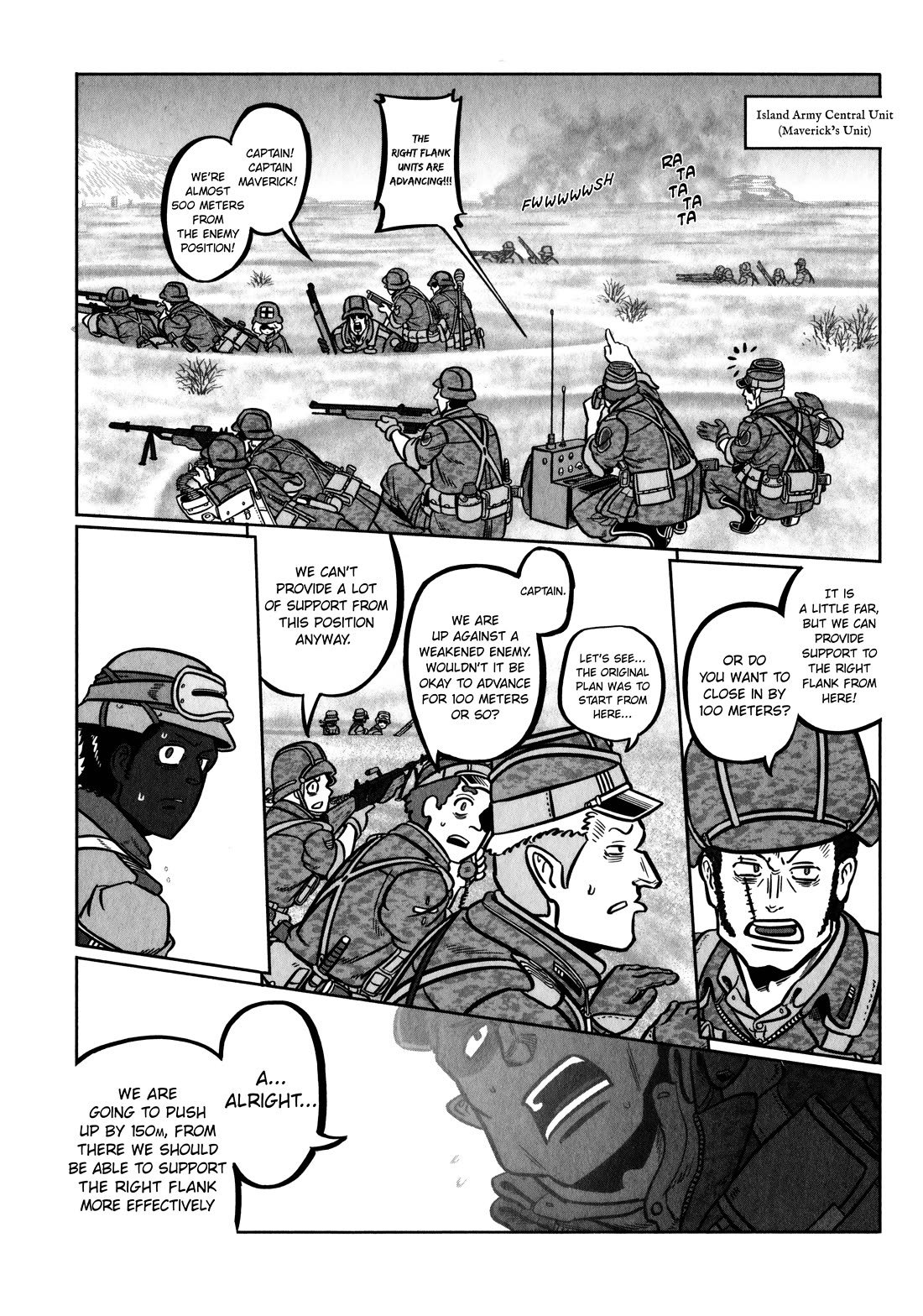 Groundless - Sekigan no Sogekihei Chapter 33 page 11 - Chapter 33: Castle of Sand and Shimmering Flames