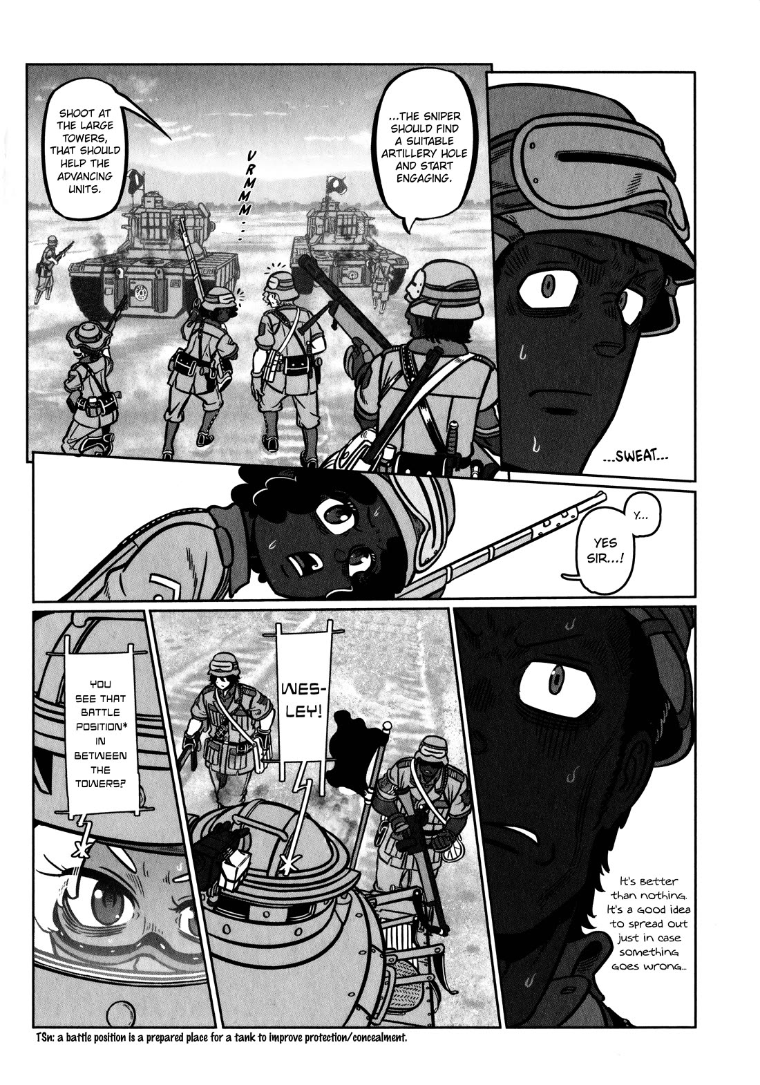 Groundless - Sekigan no Sogekihei Chapter 33 page 12 - Chapter 33: Castle of Sand and Shimmering Flames