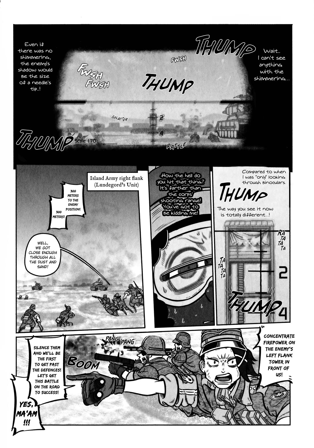 Groundless - Sekigan no Sogekihei Chapter 33 page 16 - Chapter 33: Castle of Sand and Shimmering Flames