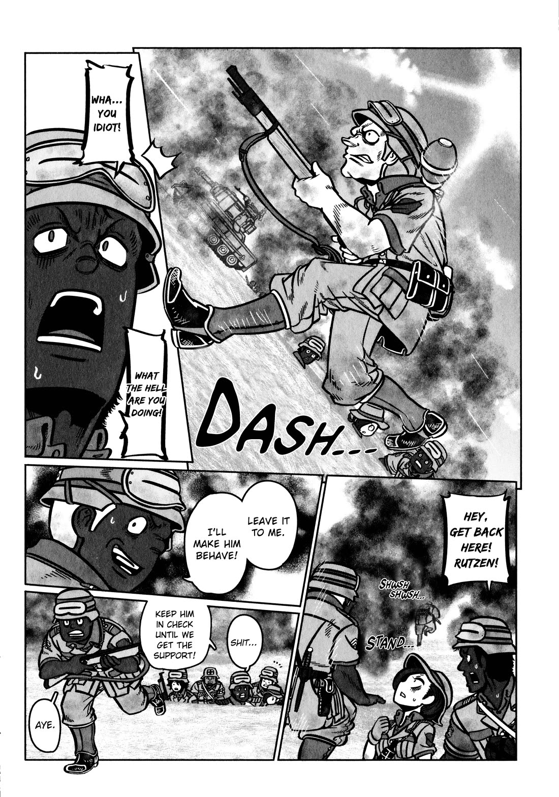 Groundless - Sekigan no Sogekihei Chapter 33 page 35 - Chapter 33: Castle of Sand and Shimmering Flames