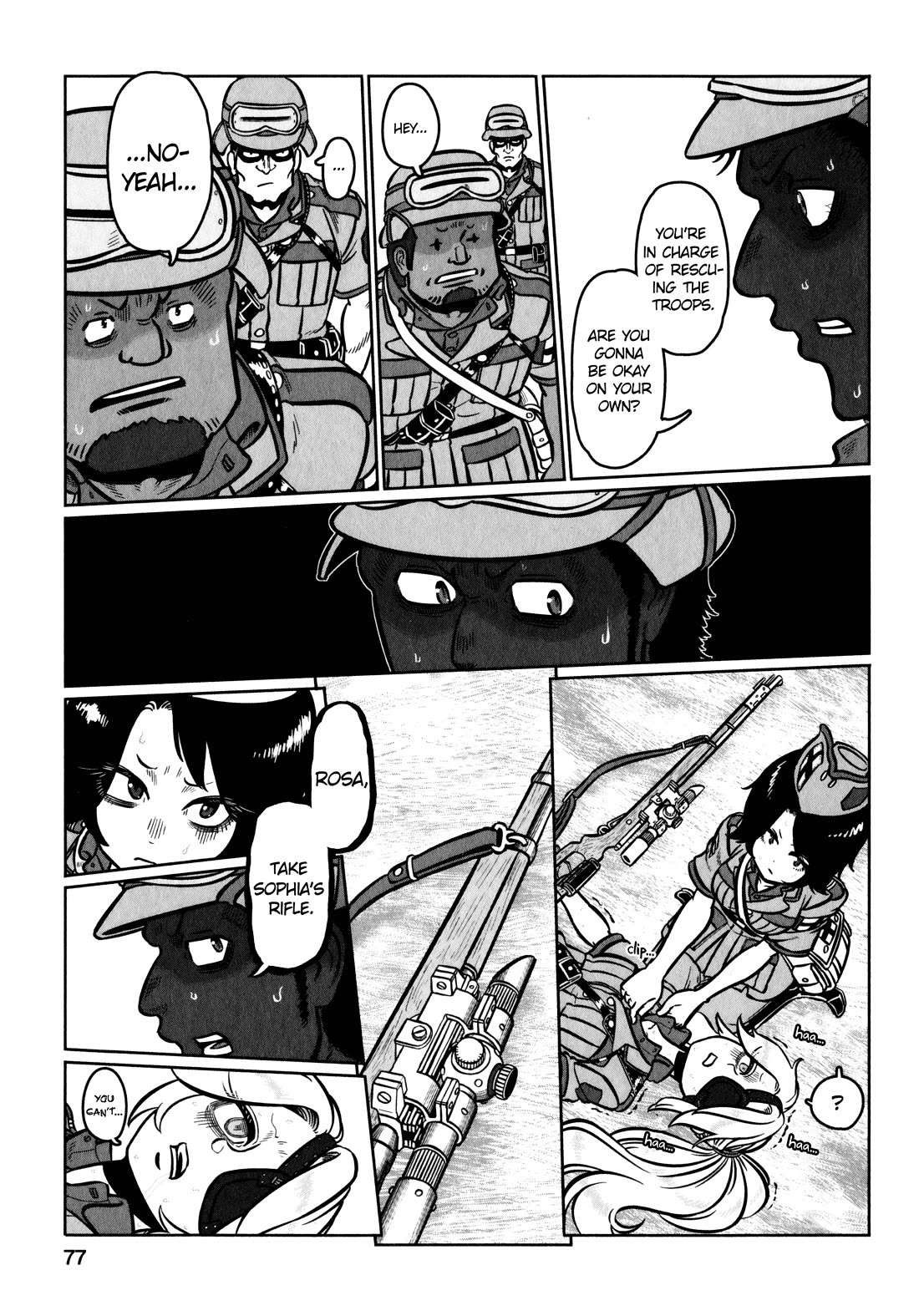 Groundless - Sekigan no Sogekihei Chapter 33 page 7 - Chapter 33: Castle of Sand and Shimmering Flames