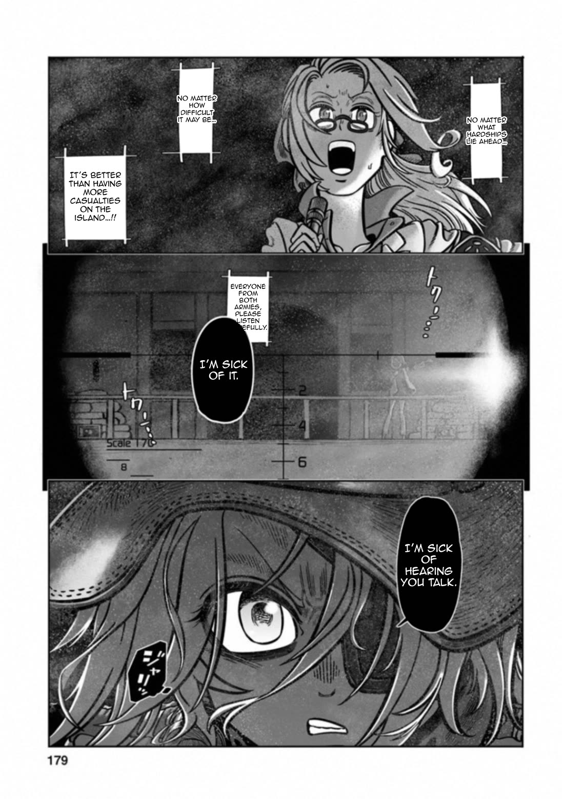 Groundless - Sekigan no Sogekihei Chapter 35 page 32 - Chapter 35: Enchanted By The Crimson Shoes
