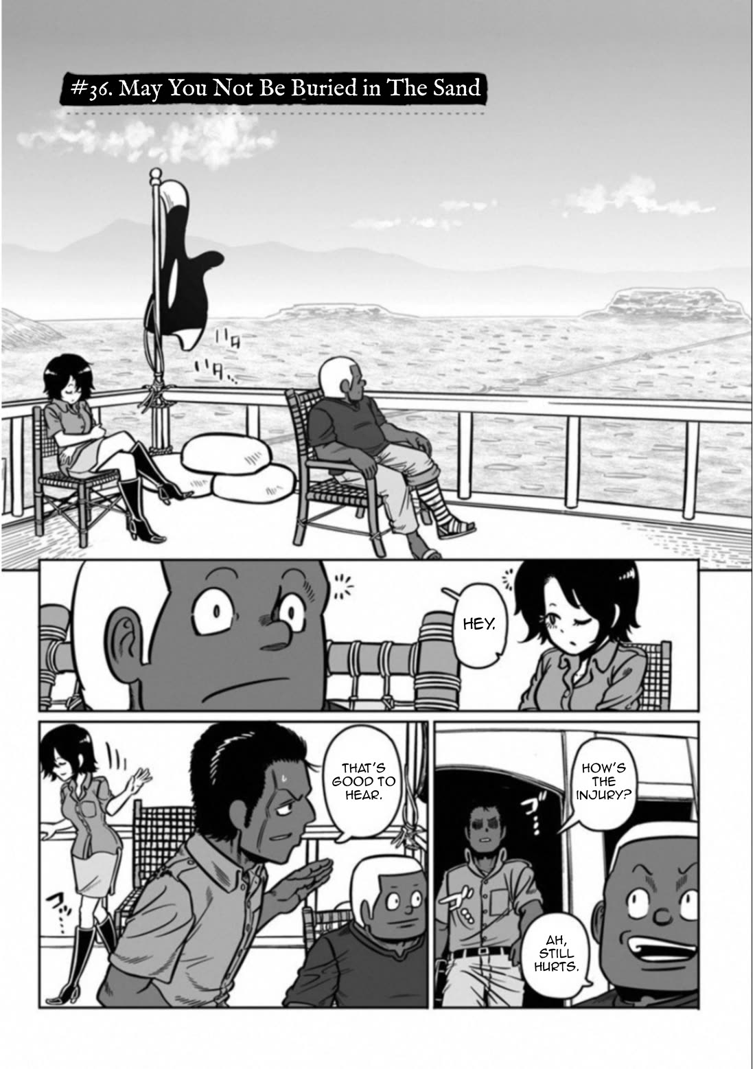 Groundless - Sekigan no Sogekihei Chapter 36 page 2 - Chapter 36: May You Not Be Buried in The Sand