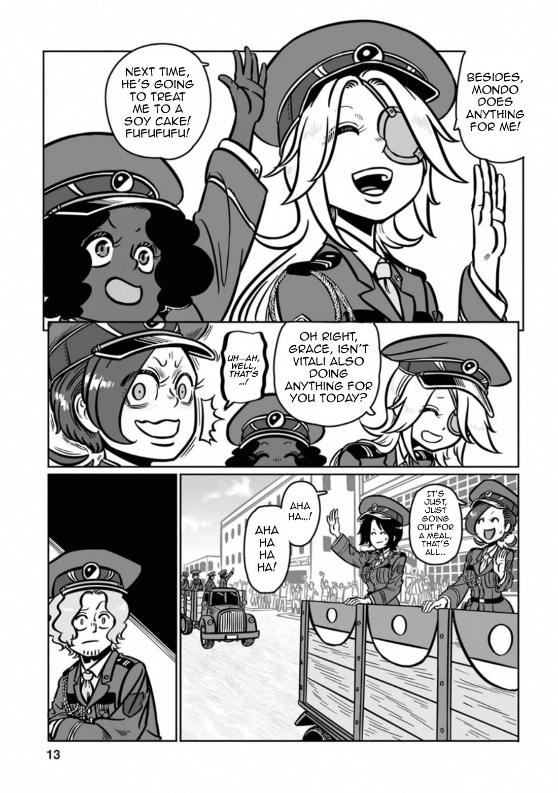 Groundless - Sekigan no Sogekihei Chapter 37 page 14 - Chapter 37: The Failure's Free Time