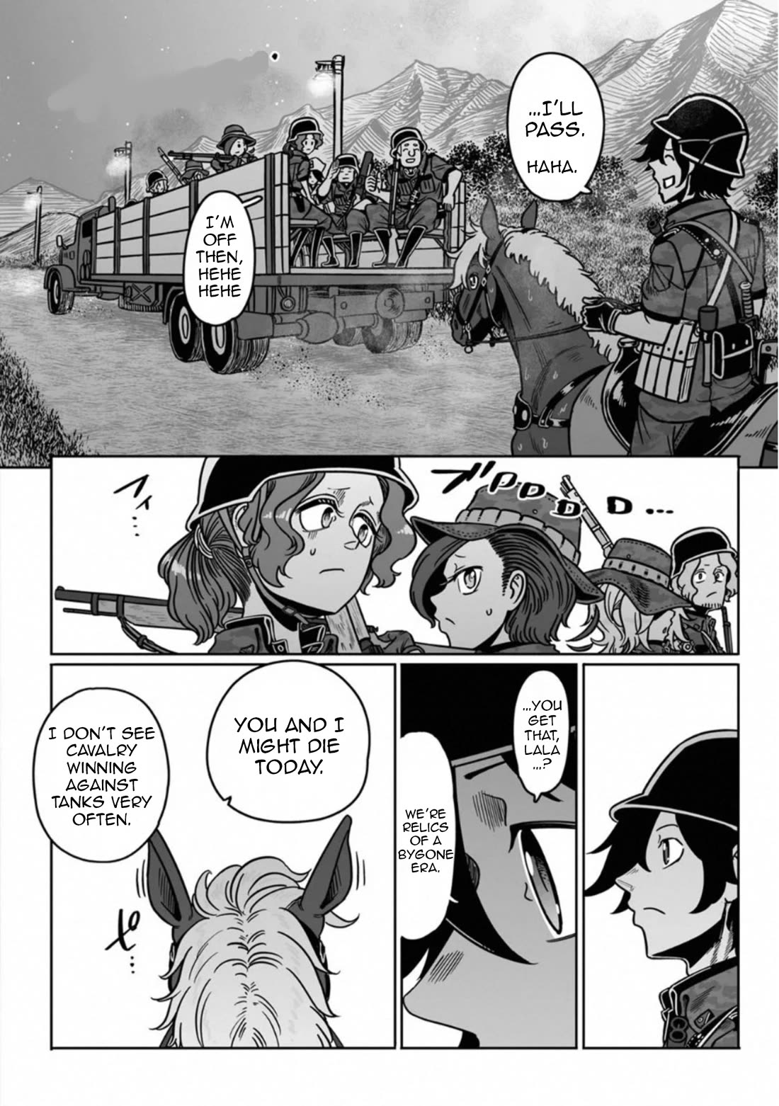 Groundless - Sekigan no Sogekihei Chapter 38 page 25 - Chapter 38: The Opportunist's Distorted Decision