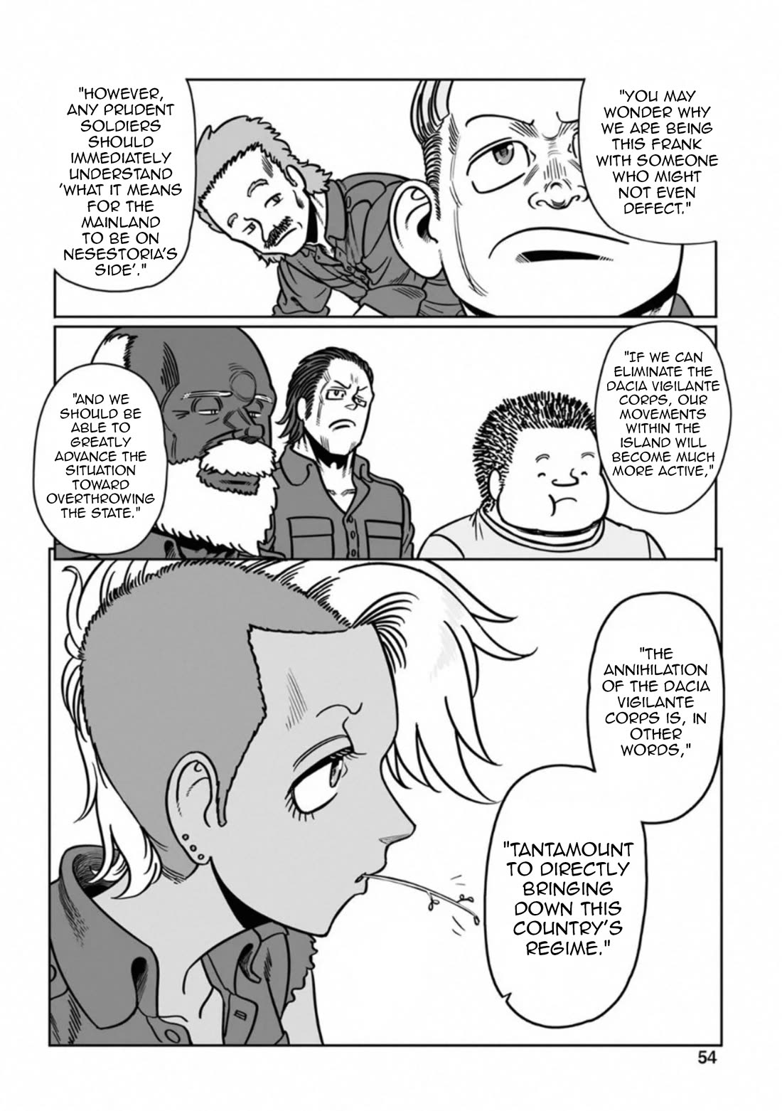 Groundless - Sekigan no Sogekihei Chapter 38 page 5 - Chapter 38: The Opportunist's Distorted Decision