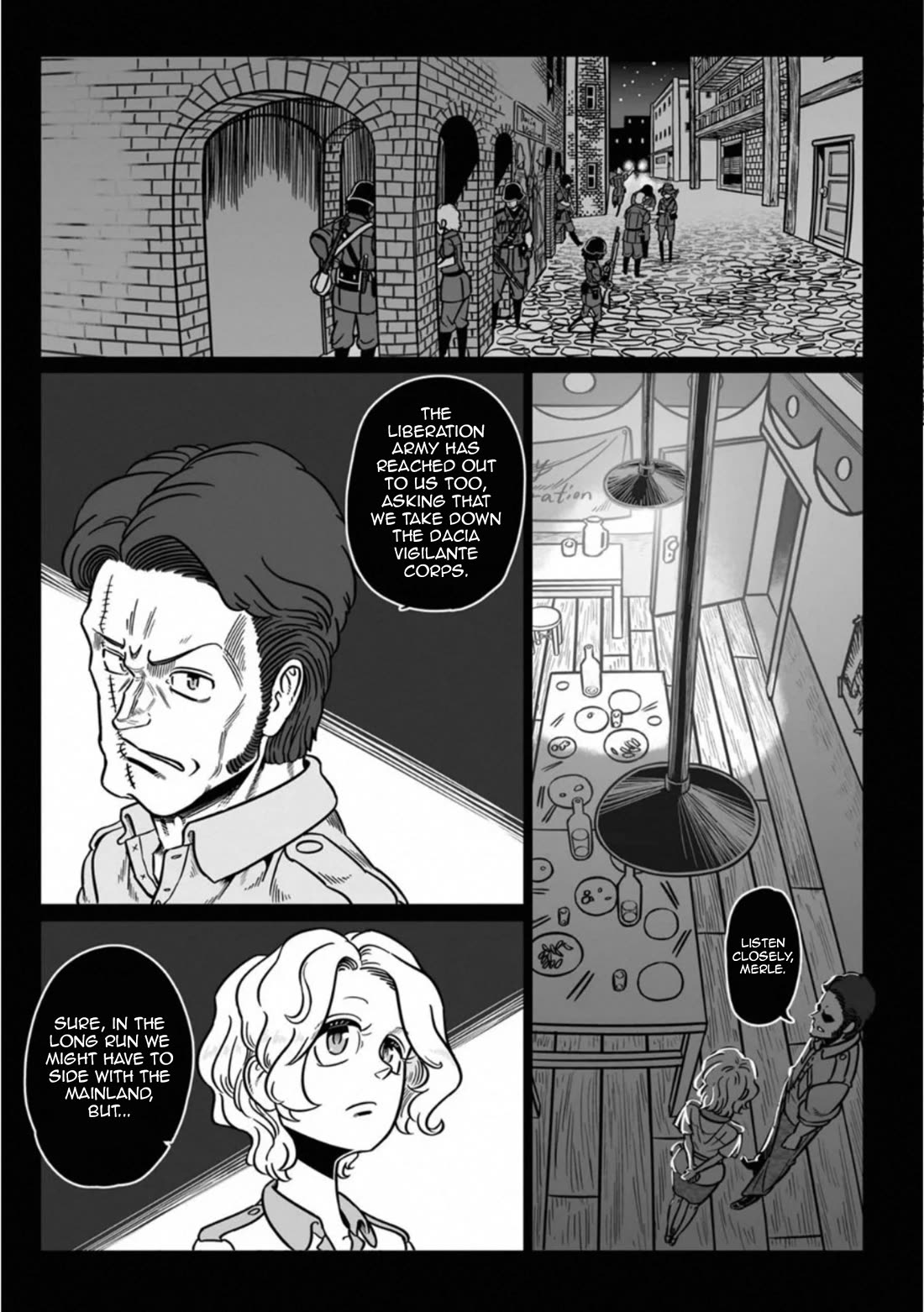Groundless - Sekigan no Sogekihei Chapter 39 page 2 - Chapter 39: The Flames of Greed and Treason