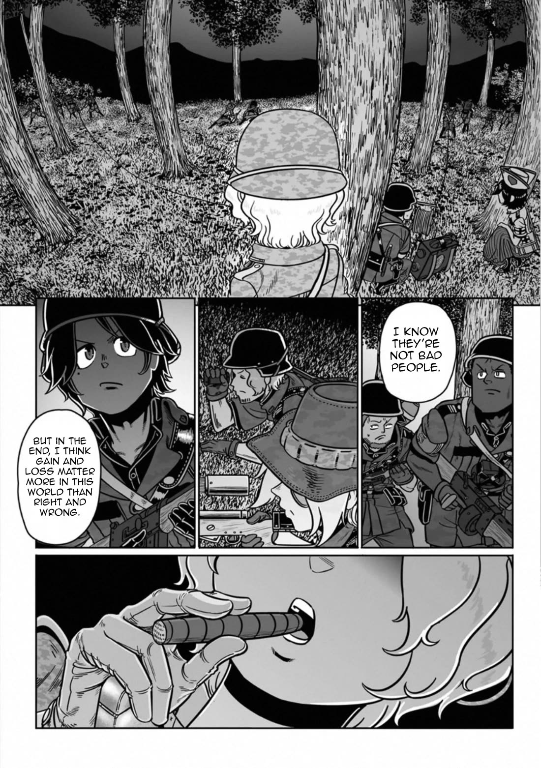Groundless - Sekigan no Sogekihei Chapter 39 page 5 - Chapter 39: The Flames of Greed and Treason