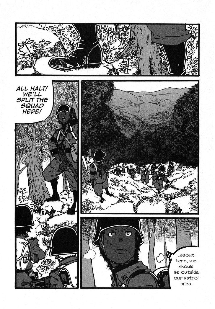 Groundless - Sekigan no Sogekihei Chapter 4.2 page 12 - Chapter 4 v2 : Separated squad
