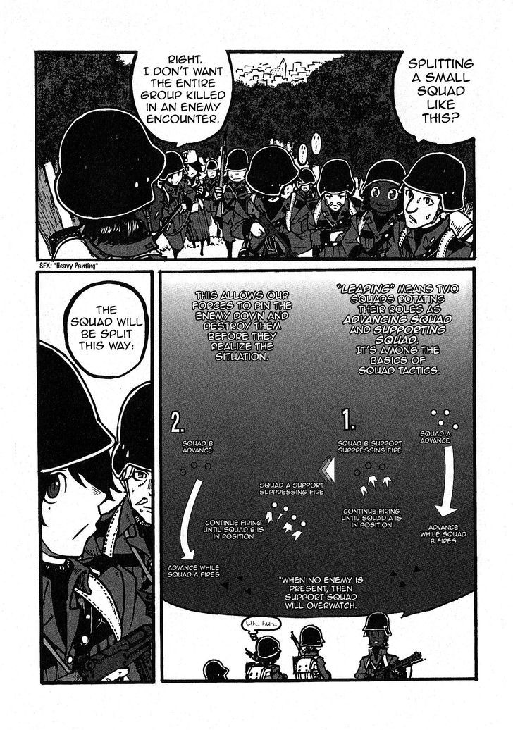Groundless - Sekigan no Sogekihei Chapter 4.2 page 13 - Chapter 4 v2 : Separated squad