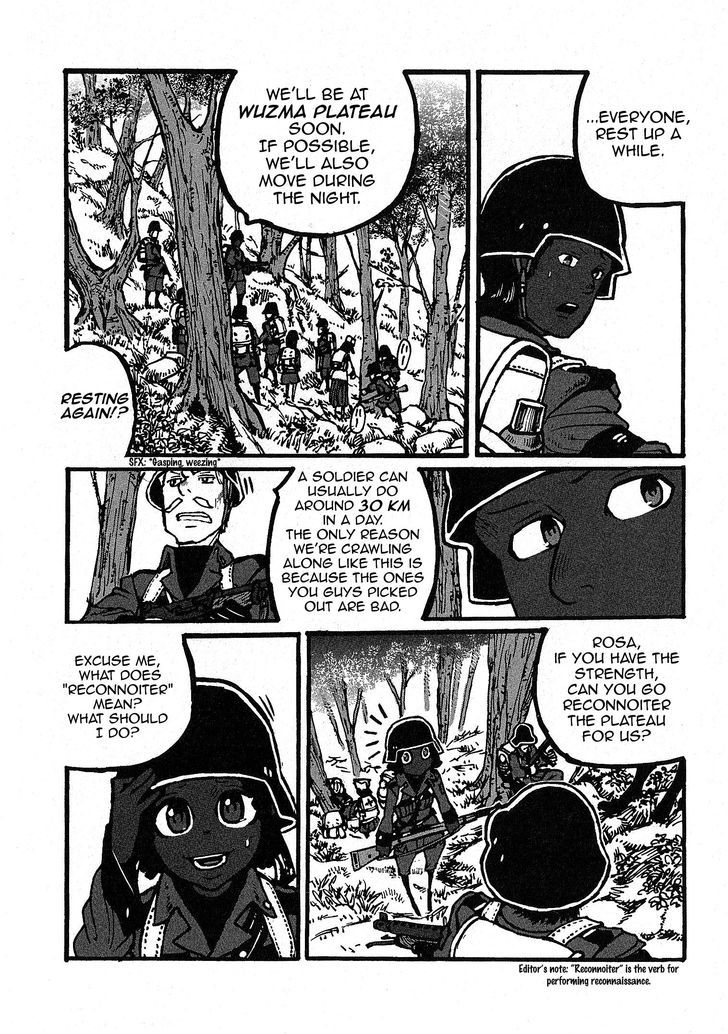 Groundless - Sekigan no Sogekihei Chapter 4.2 page 25 - Chapter 4 v2 : Separated squad
