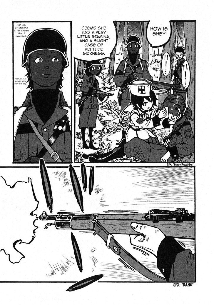 Groundless - Sekigan no Sogekihei Chapter 4.2 page 27 - Chapter 4 v2 : Separated squad