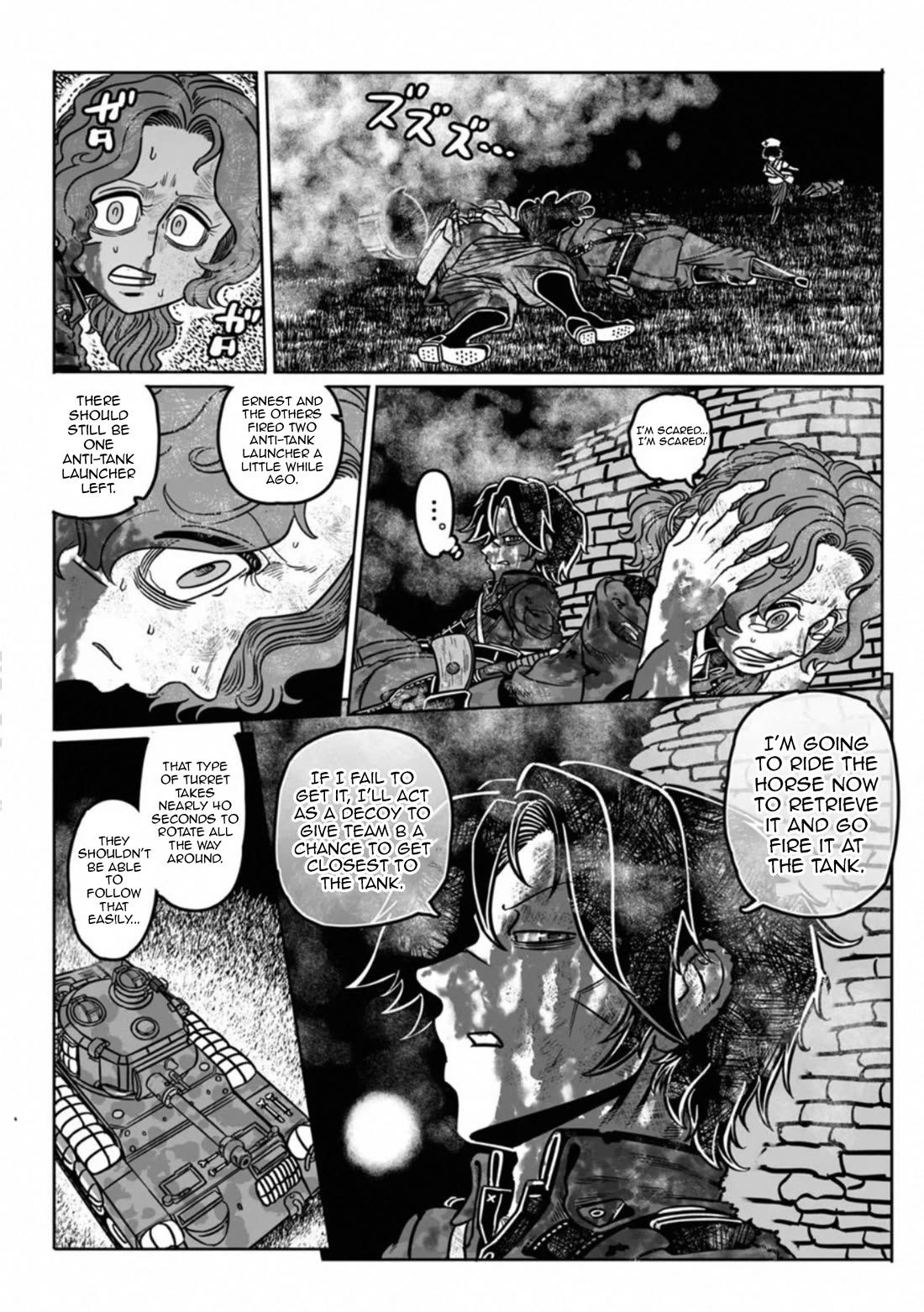 Groundless - Sekigan no Sogekihei Chapter 41 page 14 - Chapter 41: The Hero Will Not Save You