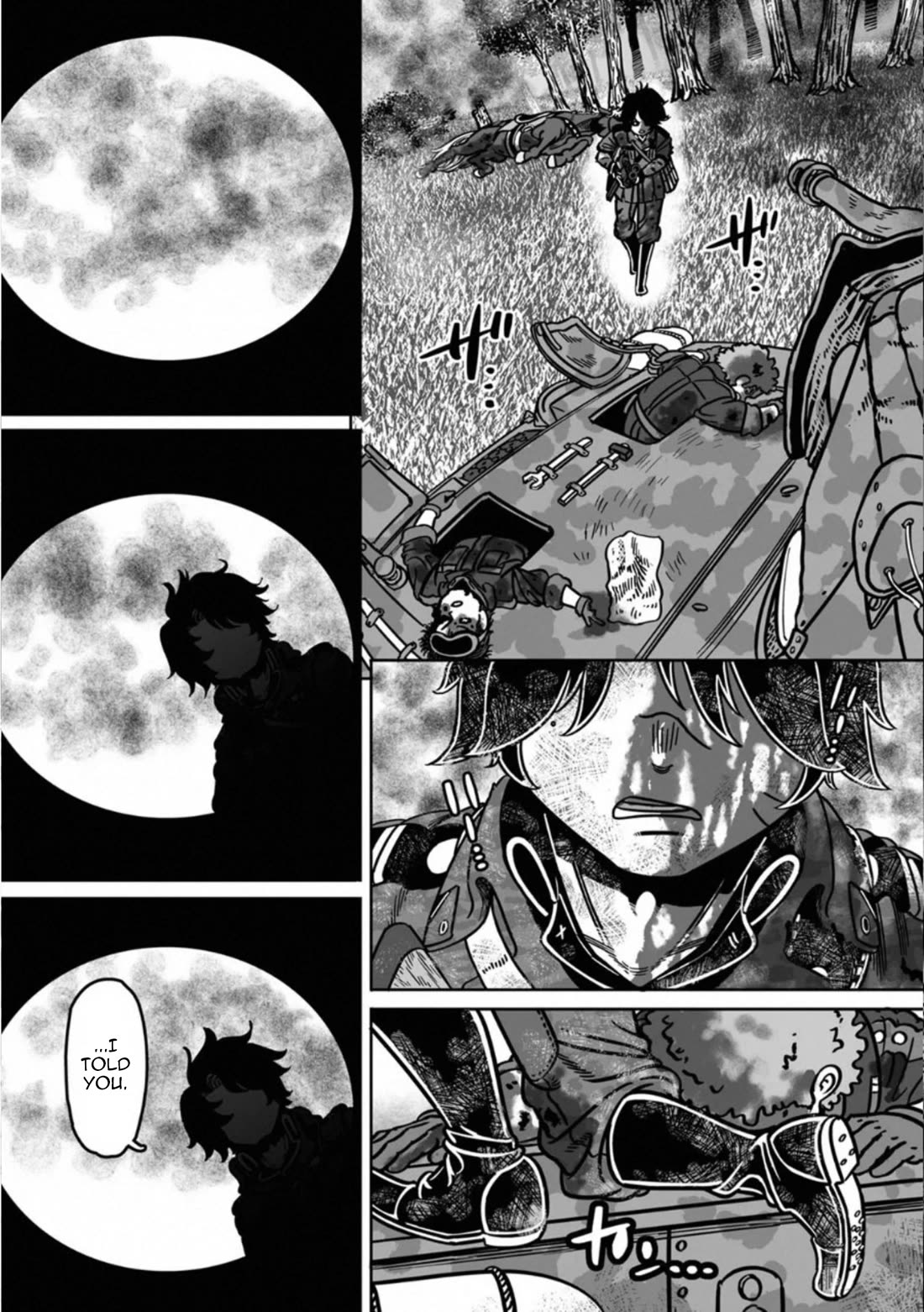 Groundless - Sekigan no Sogekihei Chapter 41 page 34 - Chapter 41: The Hero Will Not Save You