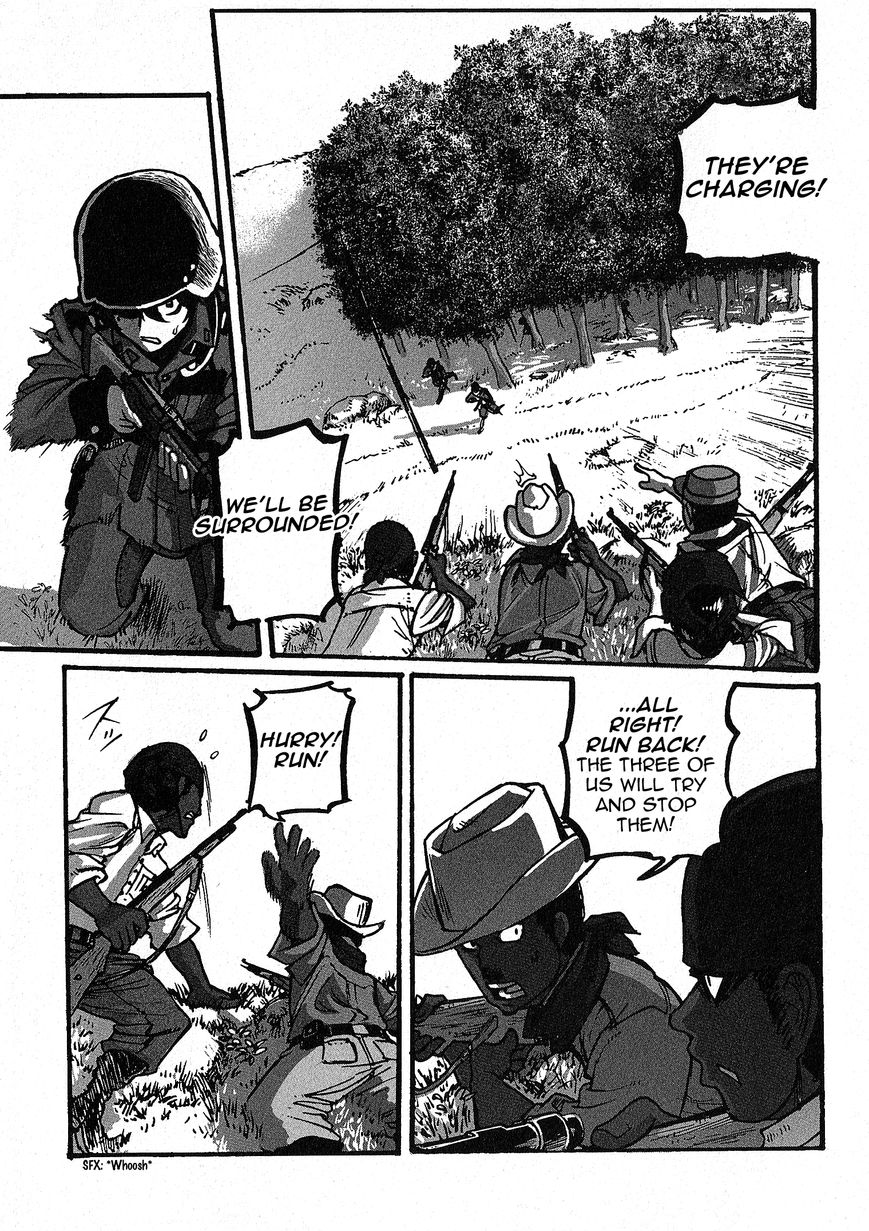 Groundless - Sekigan no Sogekihei Chapter 5 page 14 - Chapter 5 : Skirmish Battle at Wuzma Plateau