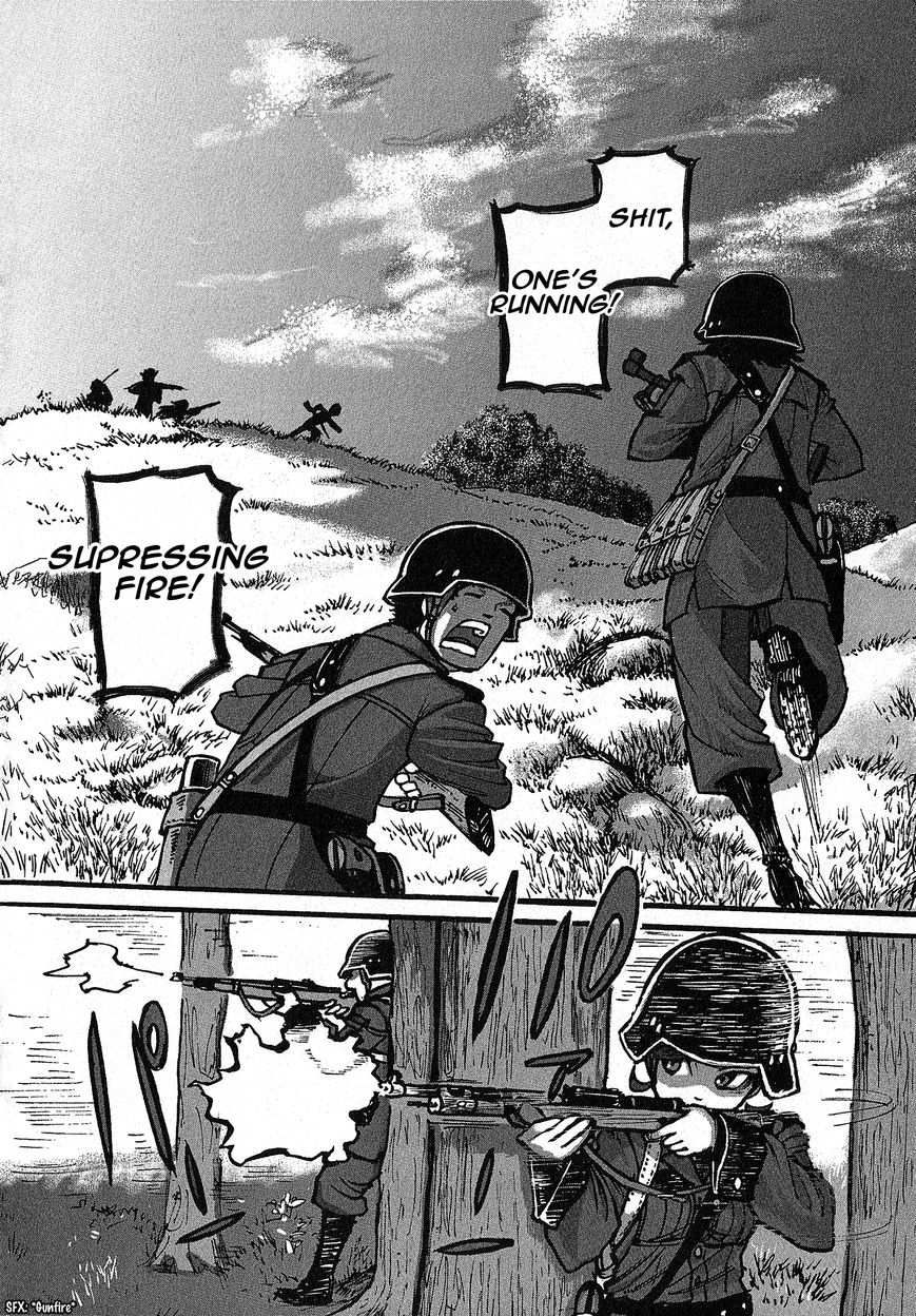 Groundless - Sekigan no Sogekihei Chapter 5 page 15 - Chapter 5 : Skirmish Battle at Wuzma Plateau