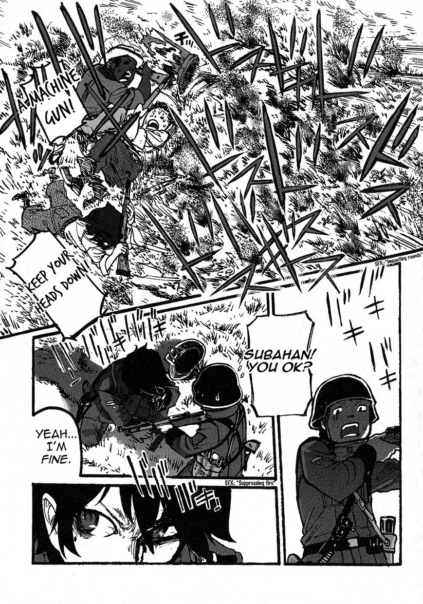 Groundless - Sekigan no Sogekihei Chapter 5 page 18 - Chapter 5 : Skirmish Battle at Wuzma Plateau