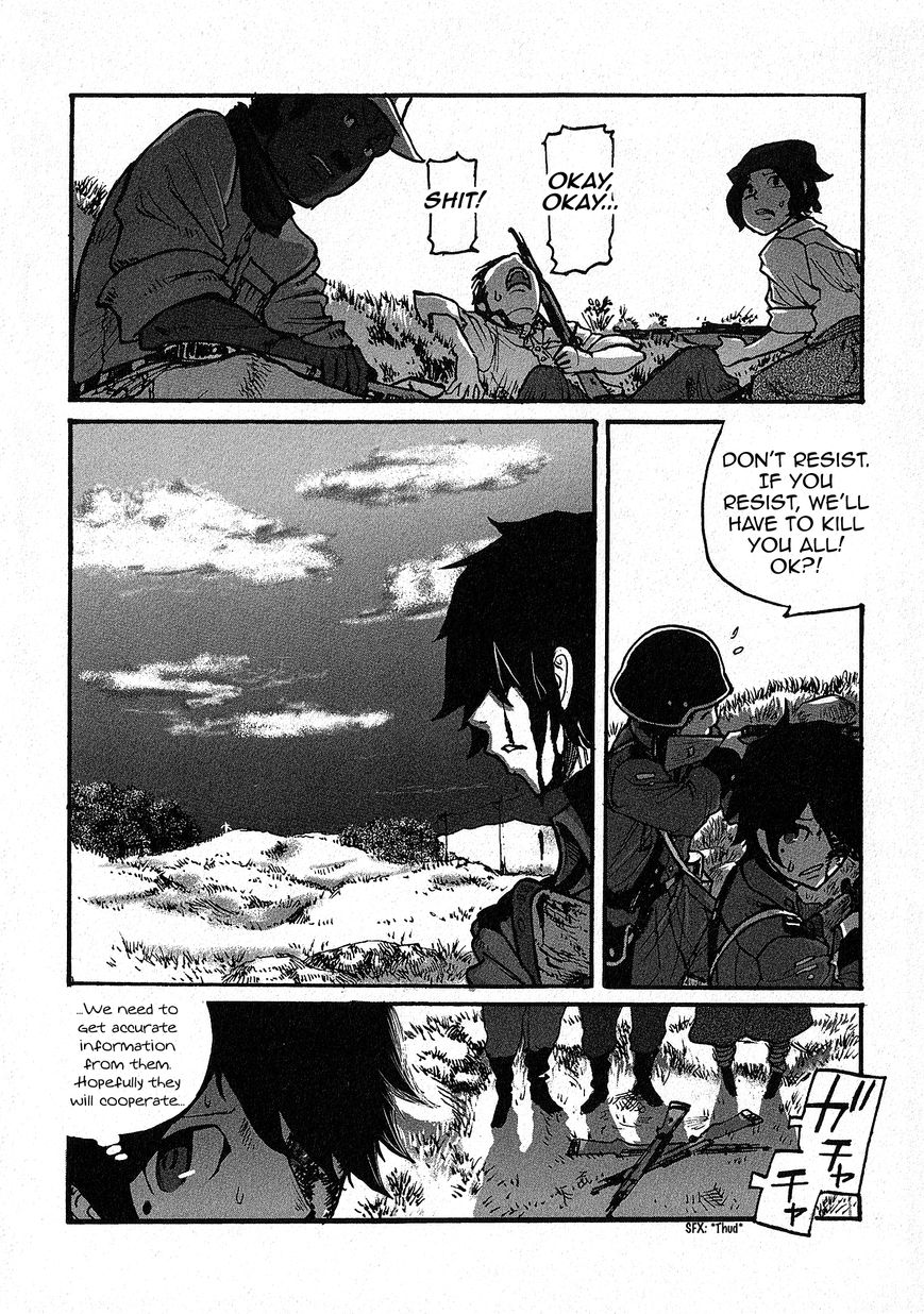 Groundless - Sekigan no Sogekihei Chapter 5 page 21 - Chapter 5 : Skirmish Battle at Wuzma Plateau